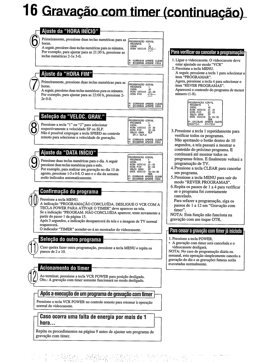 Philips VR378, VR354 manual 