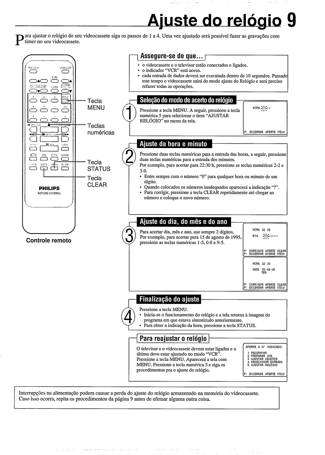 Philips VR354, VR378 manual 