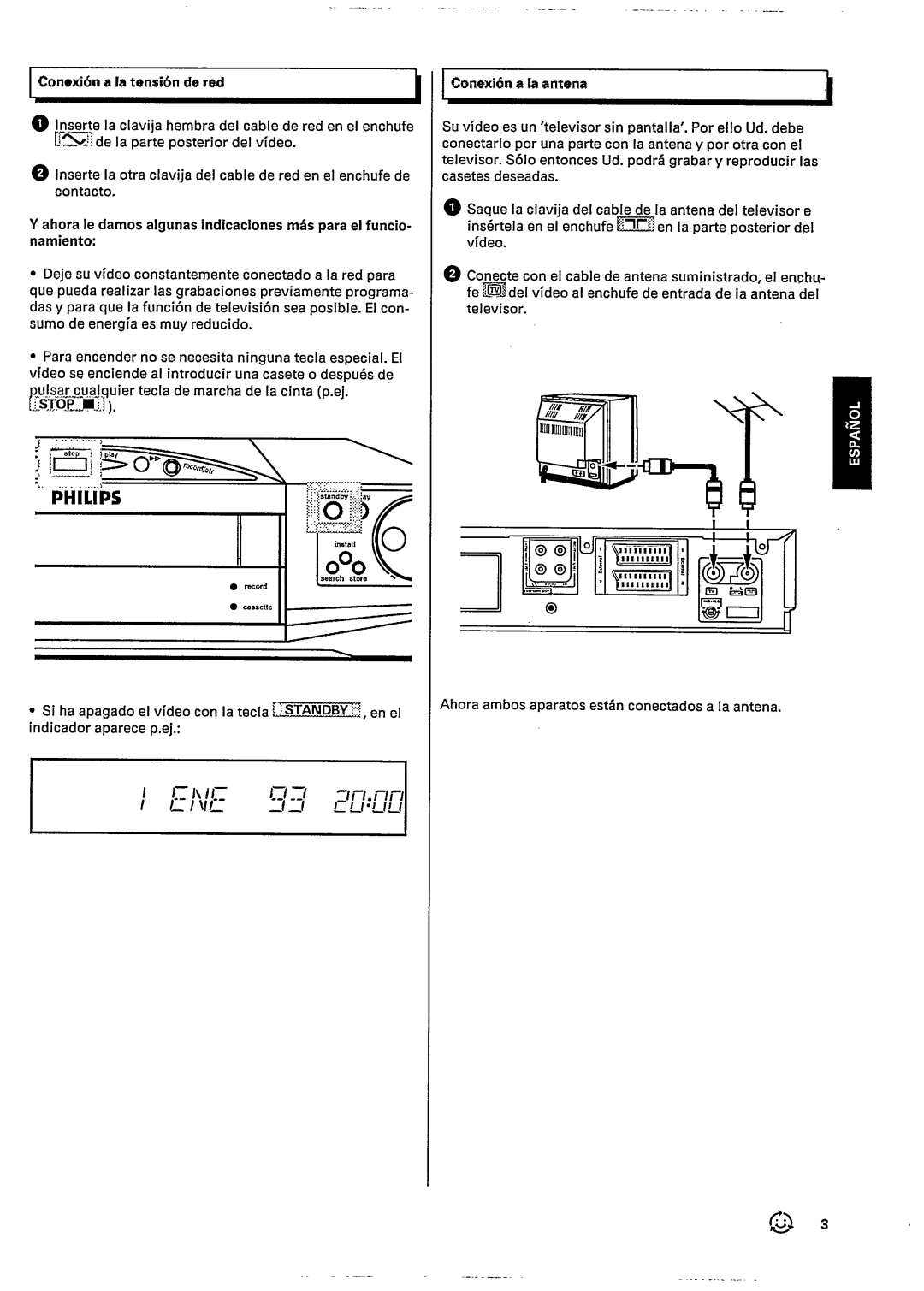 Philips VR422 manual 