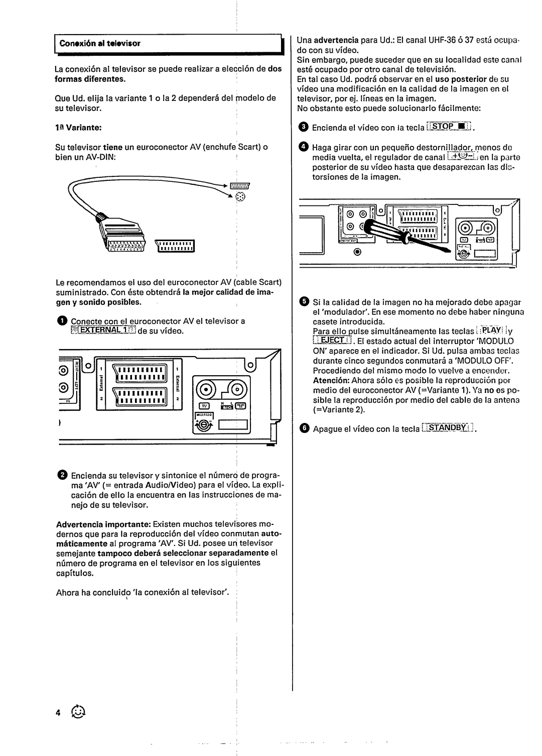 Philips VR422 manual 