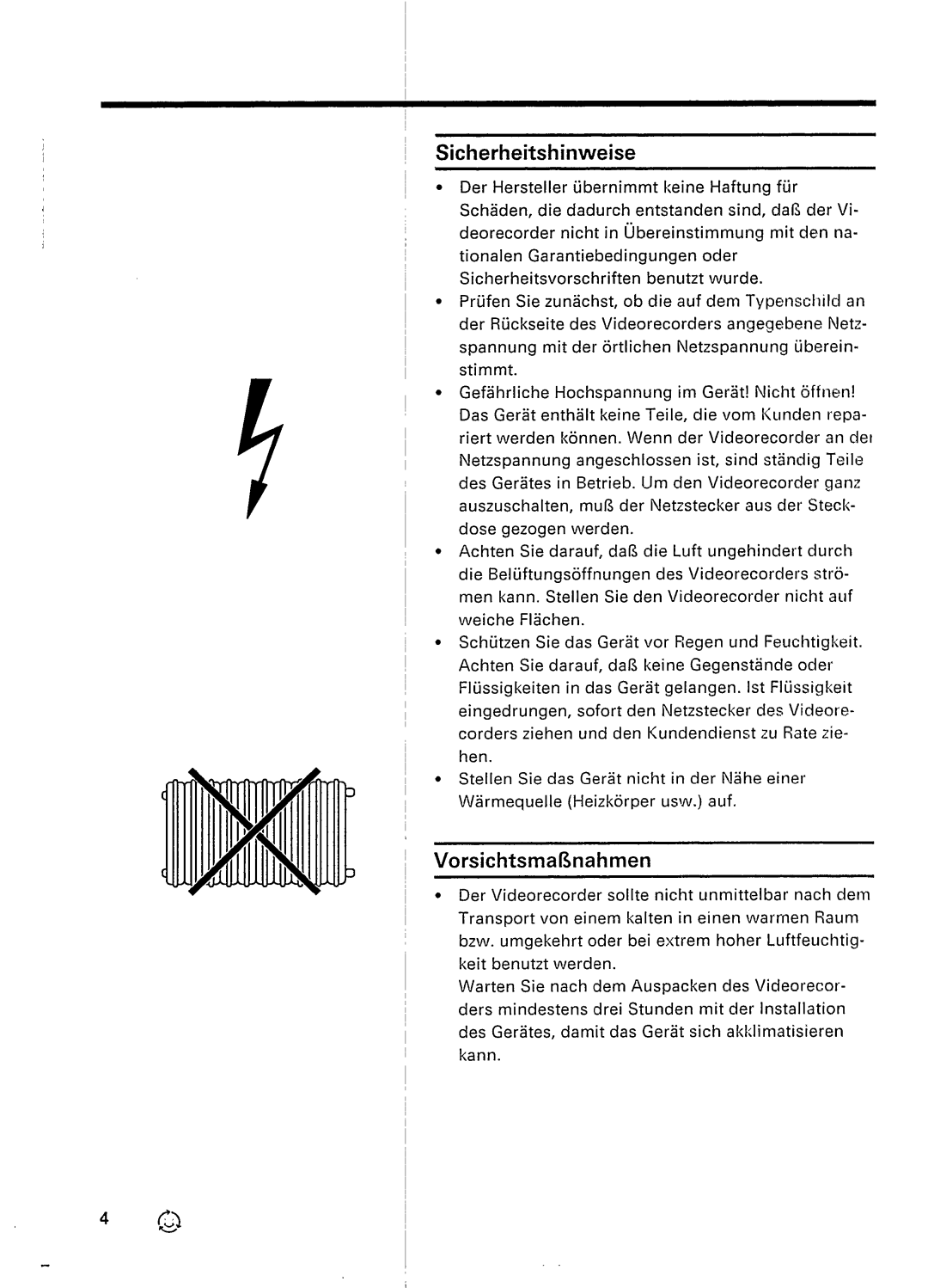 Philips VR437 manual 