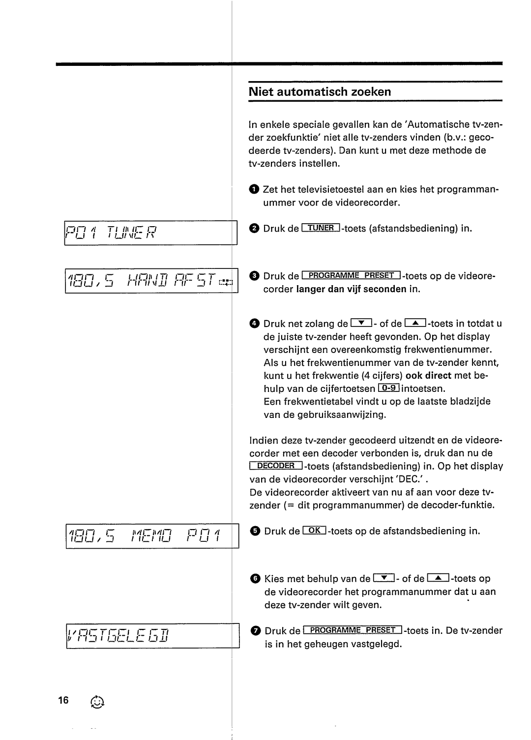 Philips VR447 manual 