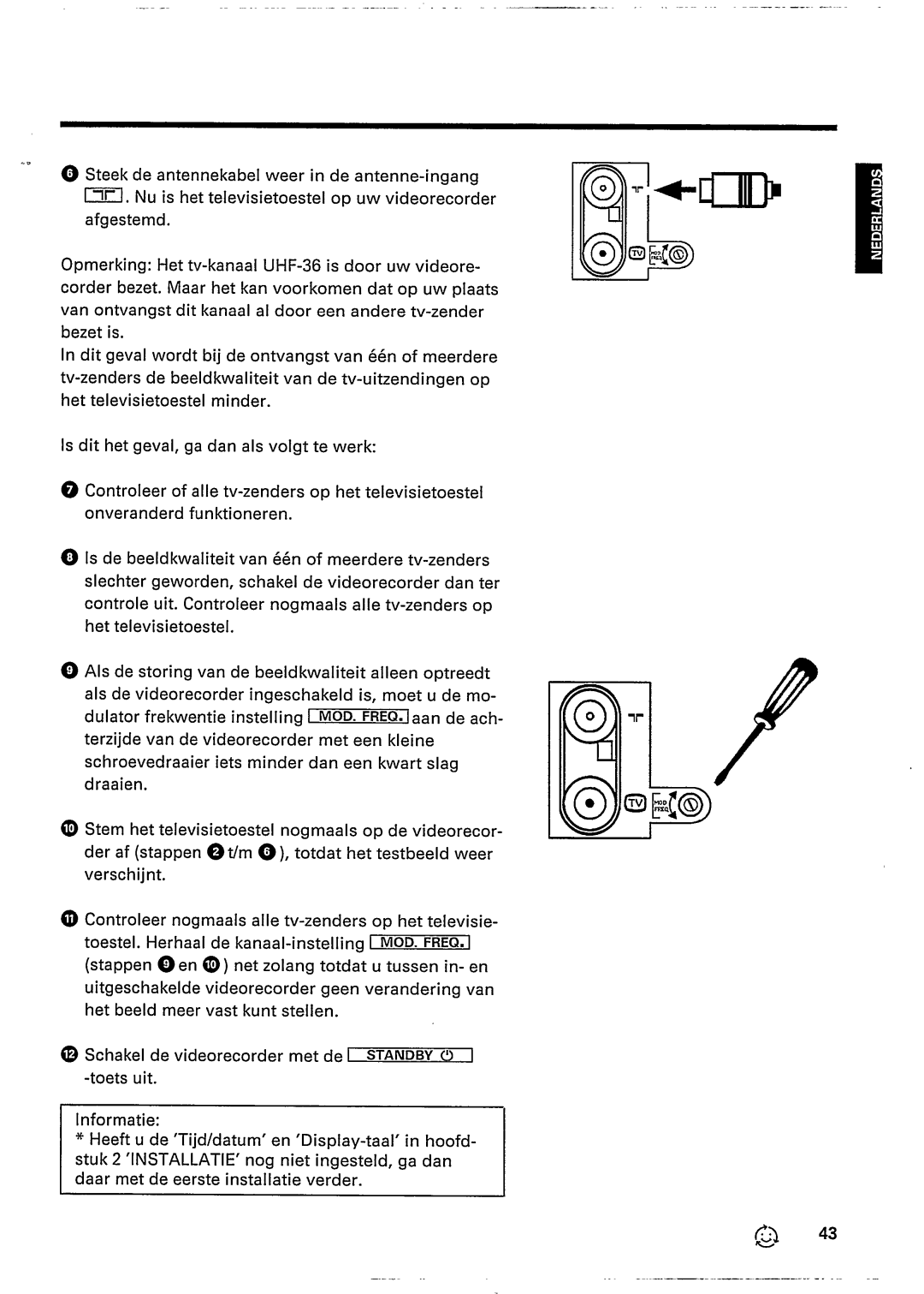 Philips VR447 manual 