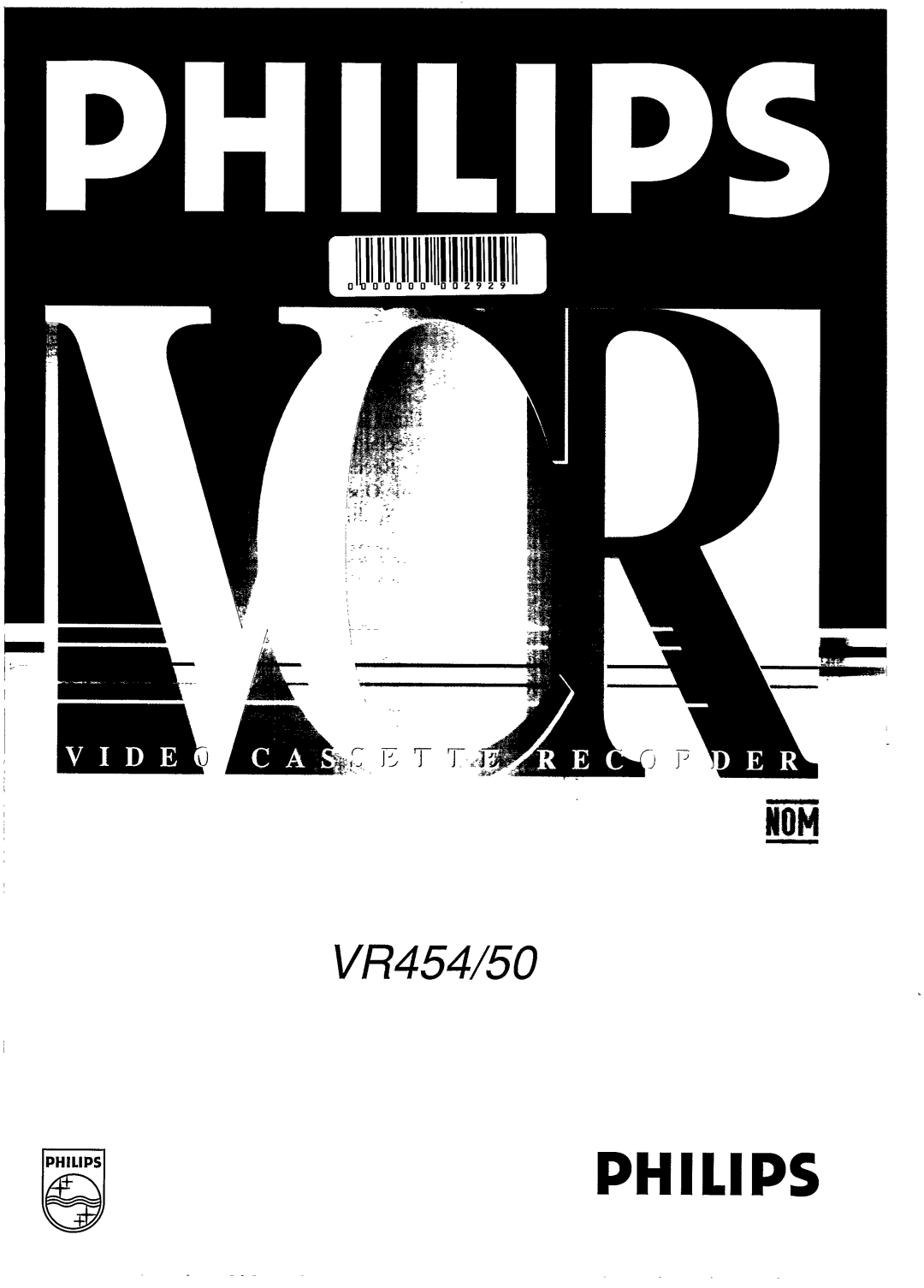 Philips VR454 manual 