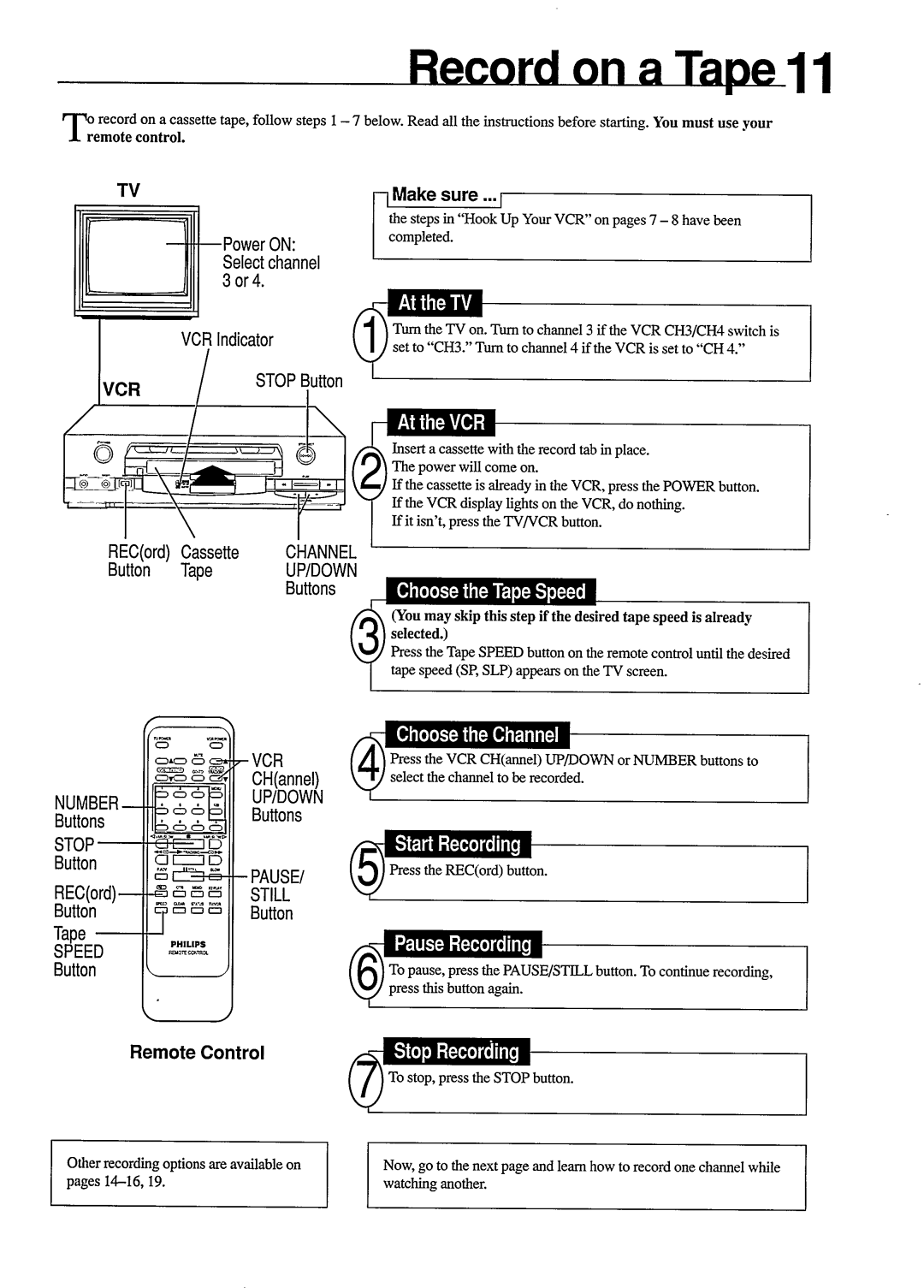 Philips VR454 manual 