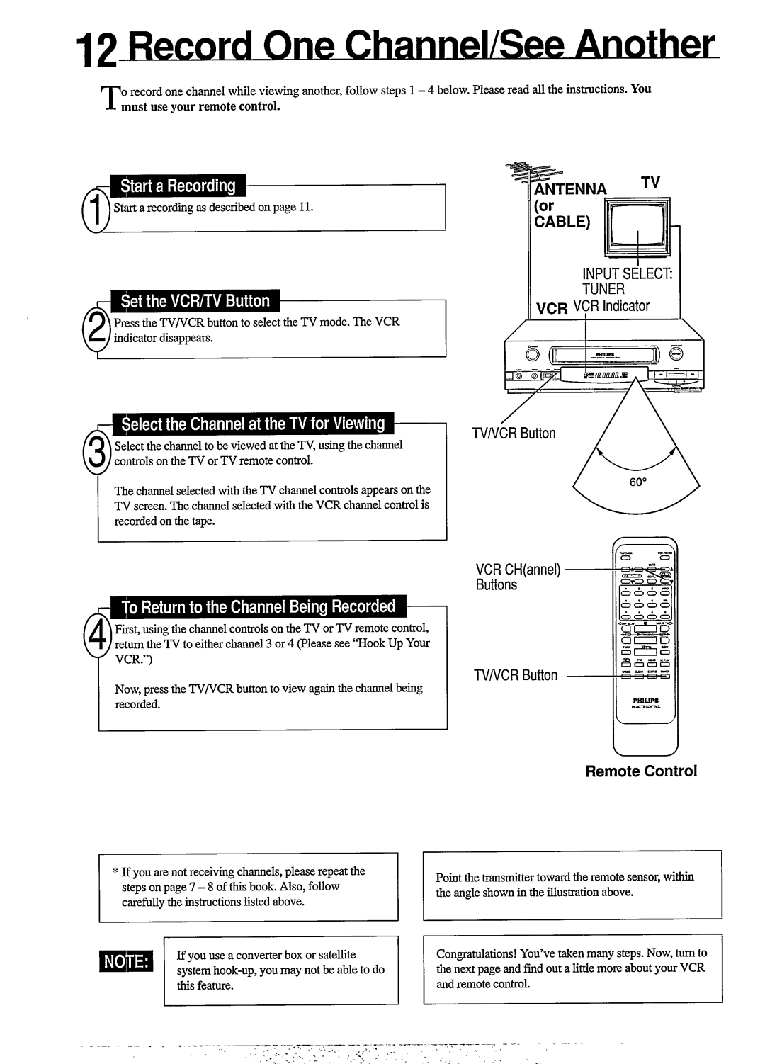 Philips VR454 manual 