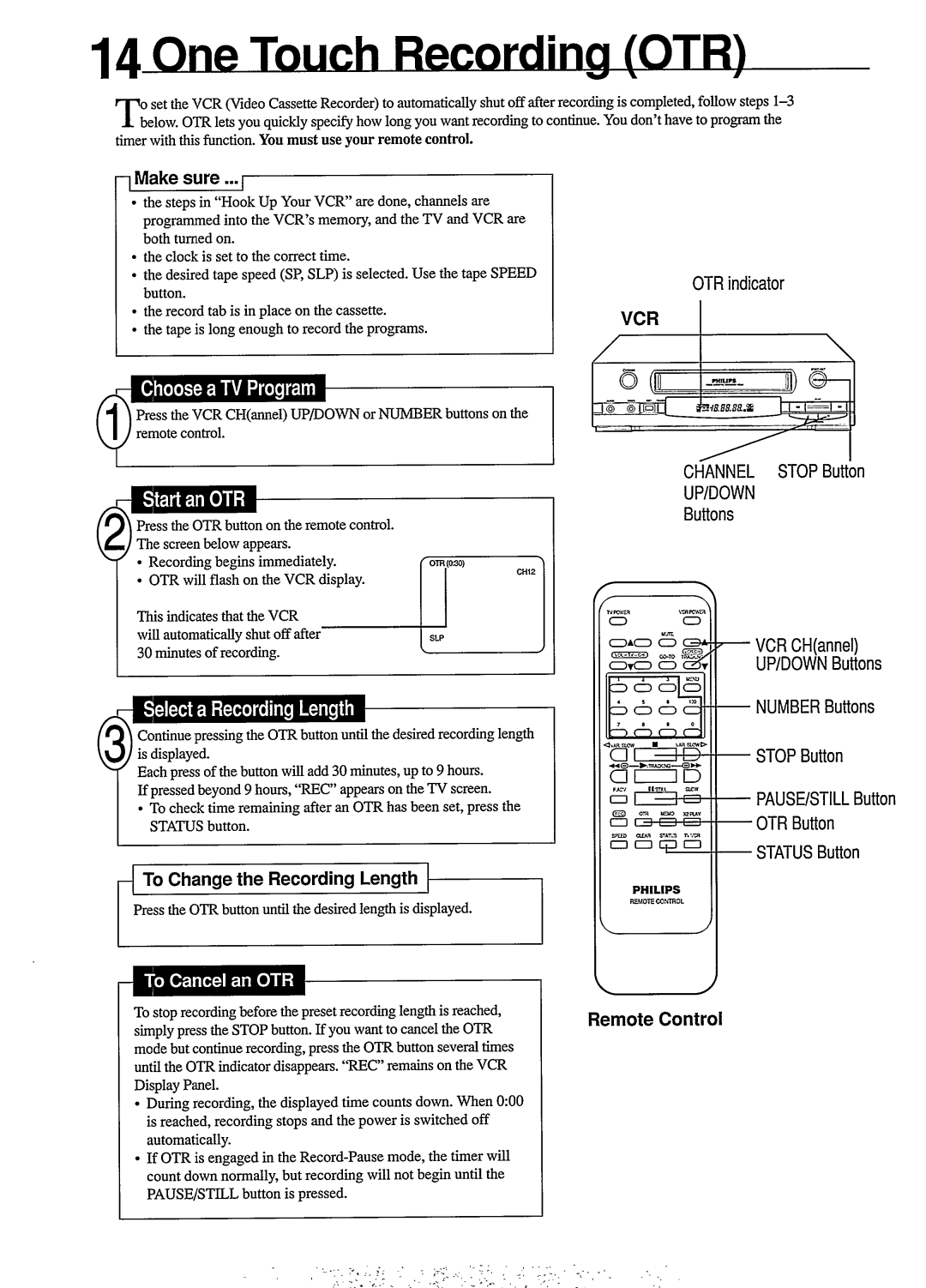 Philips VR454 manual 