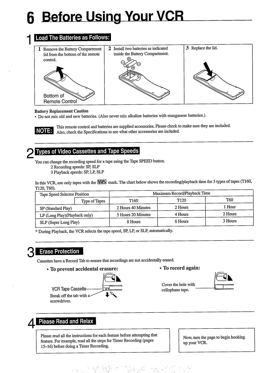 Philips VR454 manual 