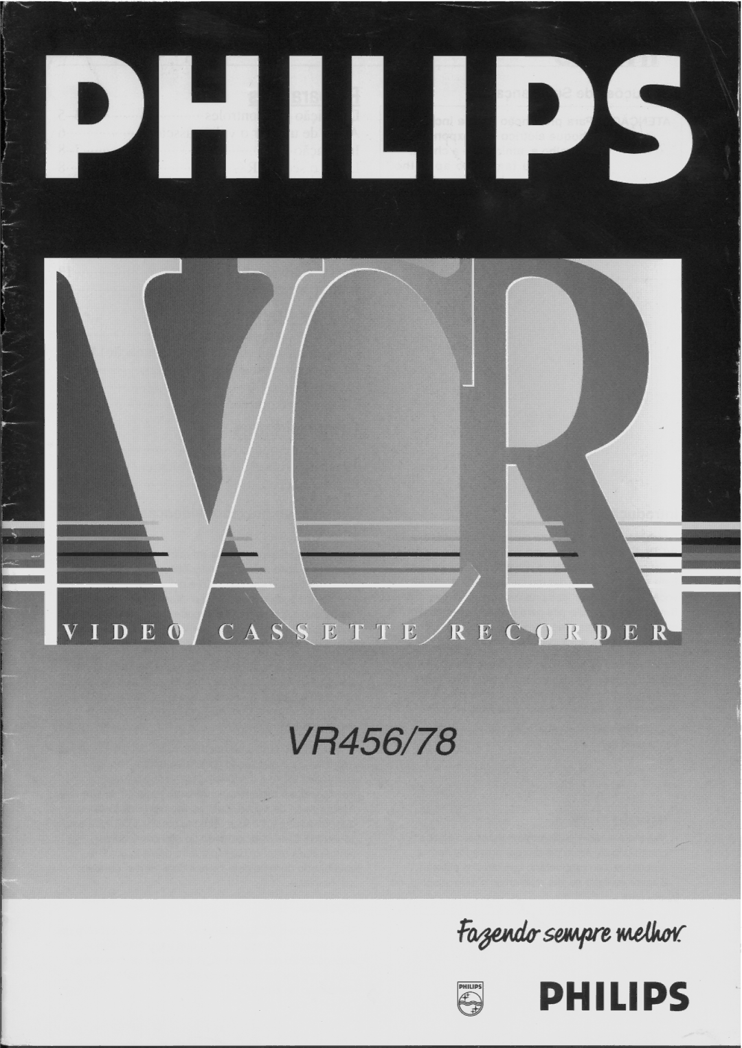 Philips VR456 manual 