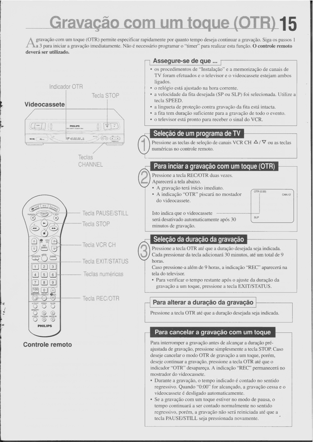 Philips VR456 manual 