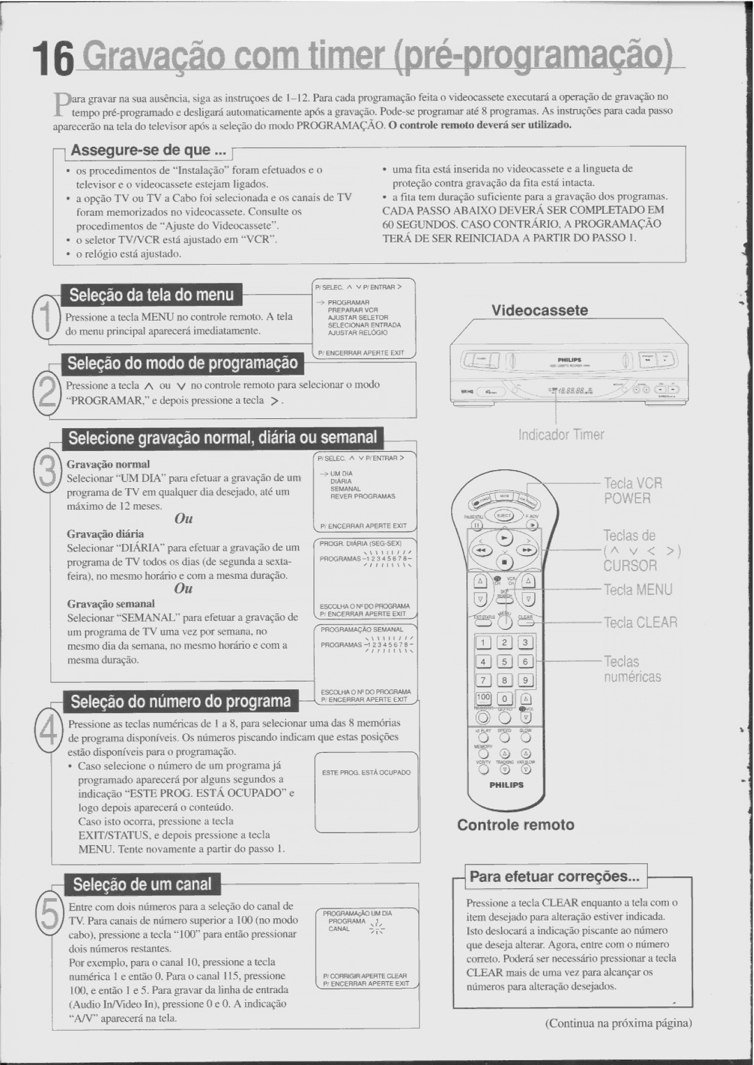 Philips VR456 manual 