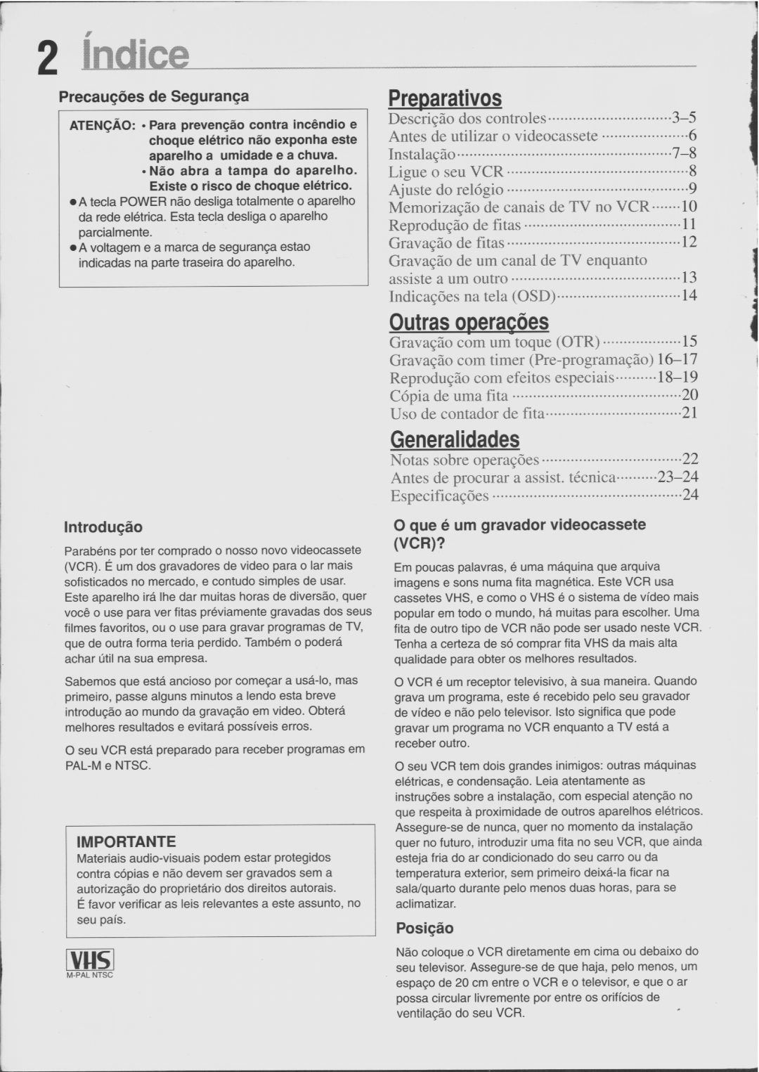 Philips VR456 manual 