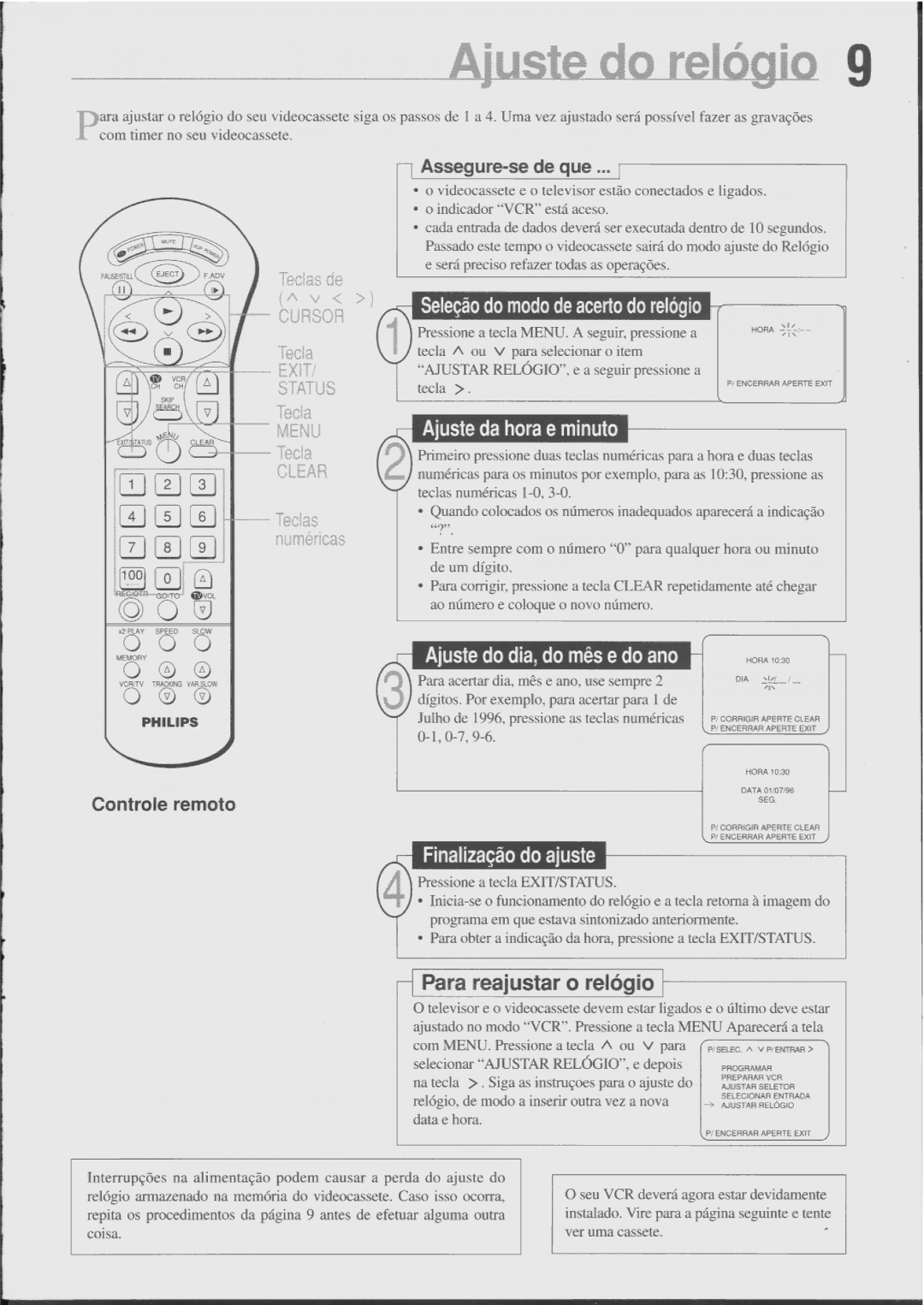 Philips VR456 manual 