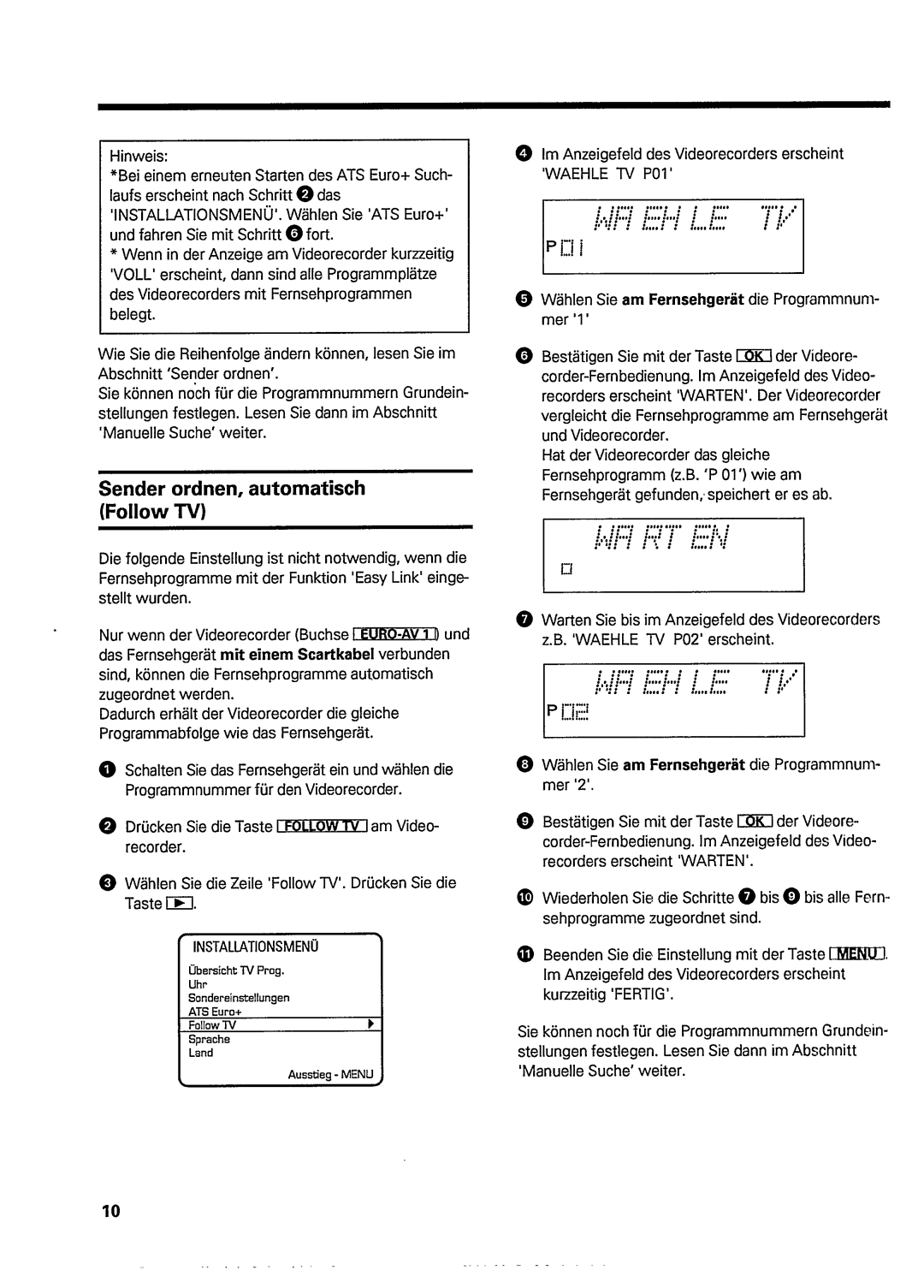 Philips VR466 manual 