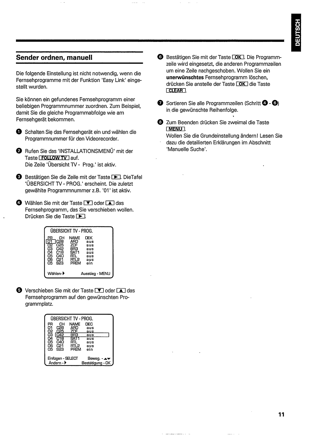 Philips VR466 manual 