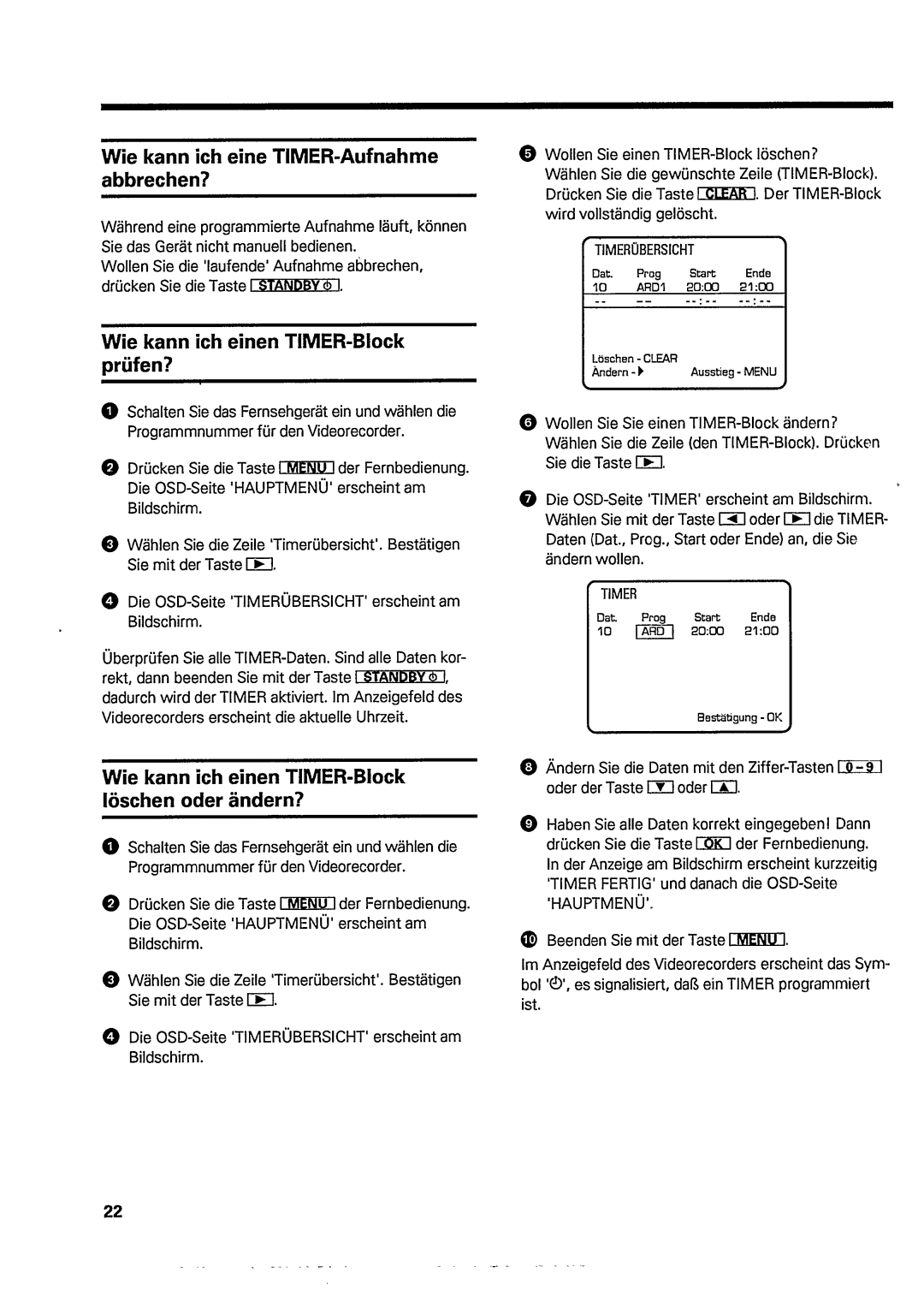 Philips VR466 manual 