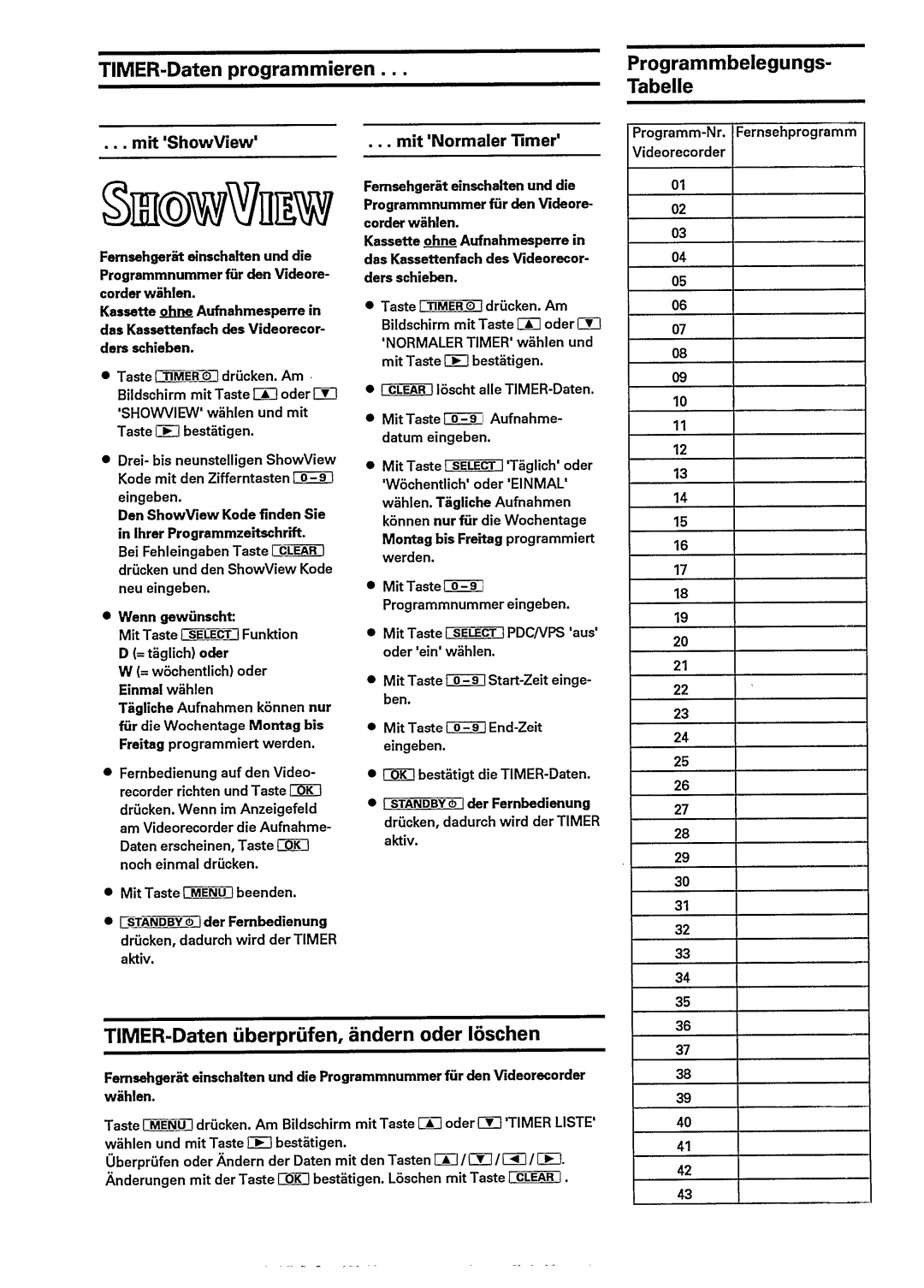 Philips VR466 manual 