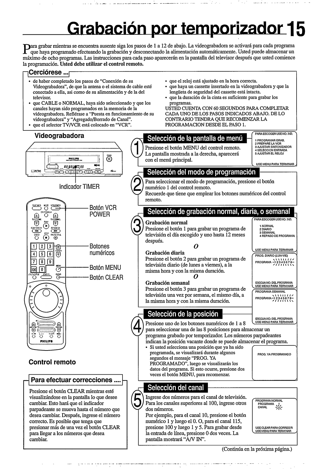 Philips VR477 manual 