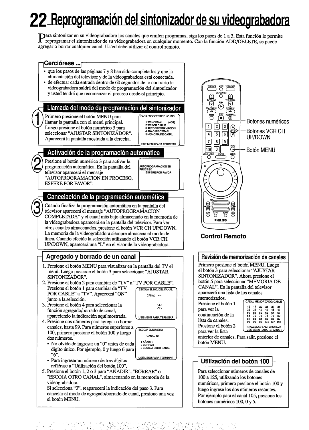 Philips VR477 manual 