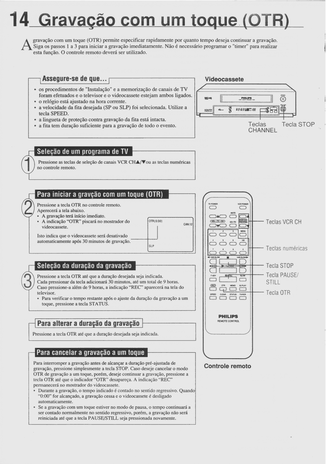 Philips VR478 manual 