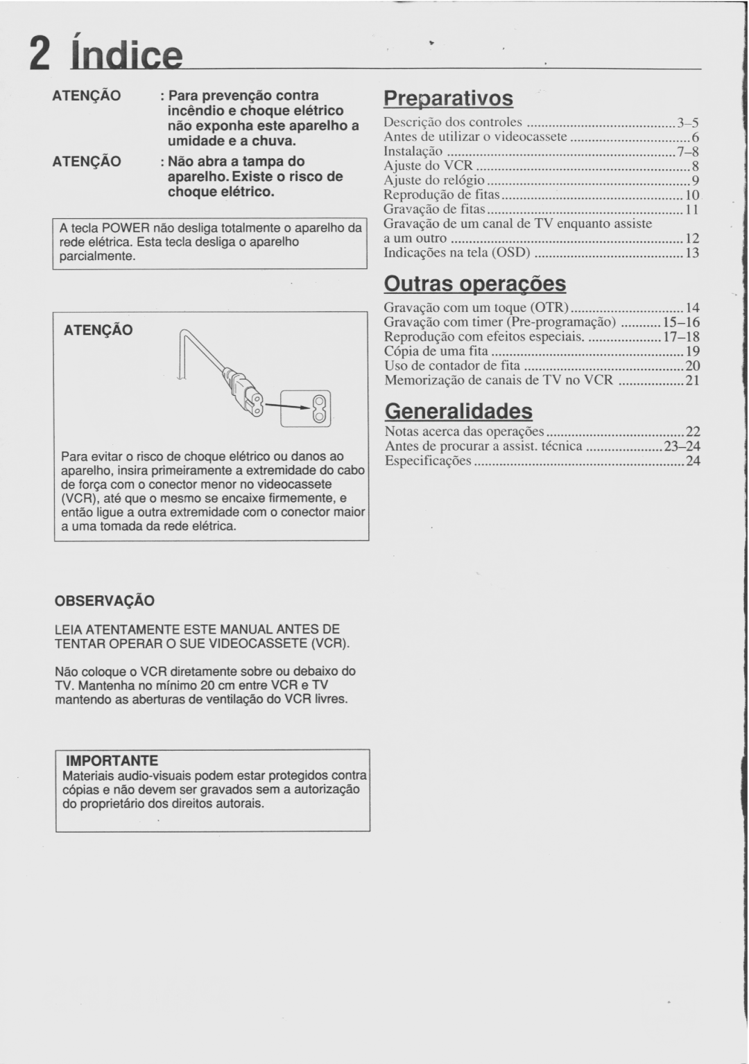 Philips VR478 manual 