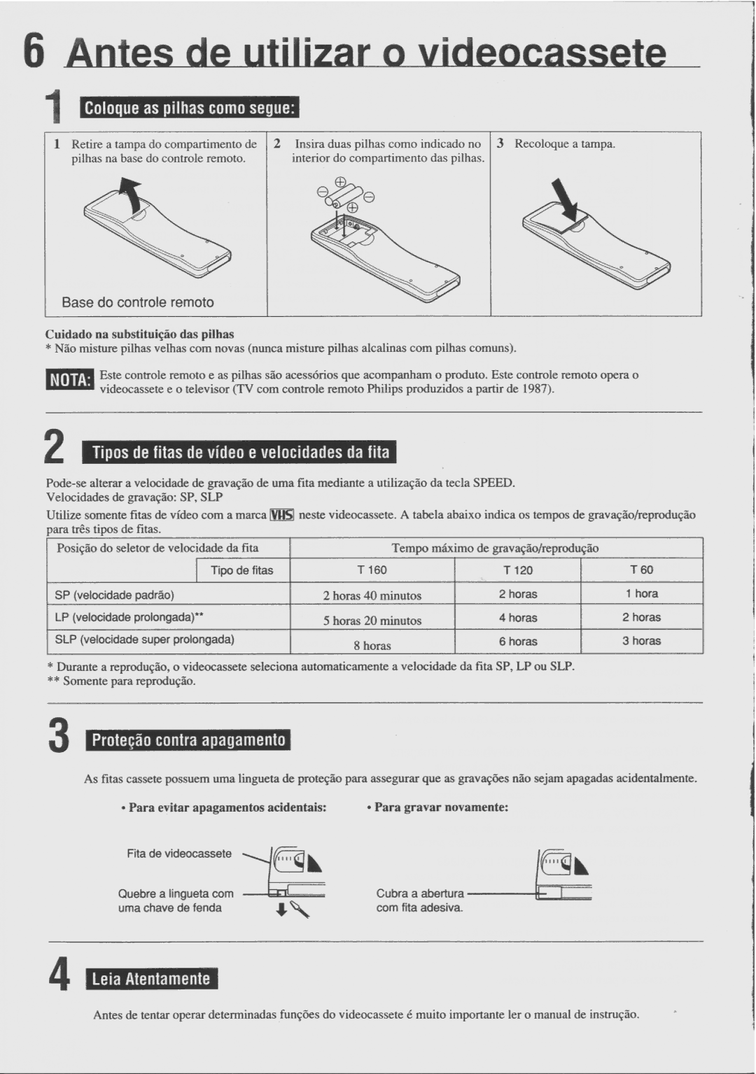 Philips VR478 manual 