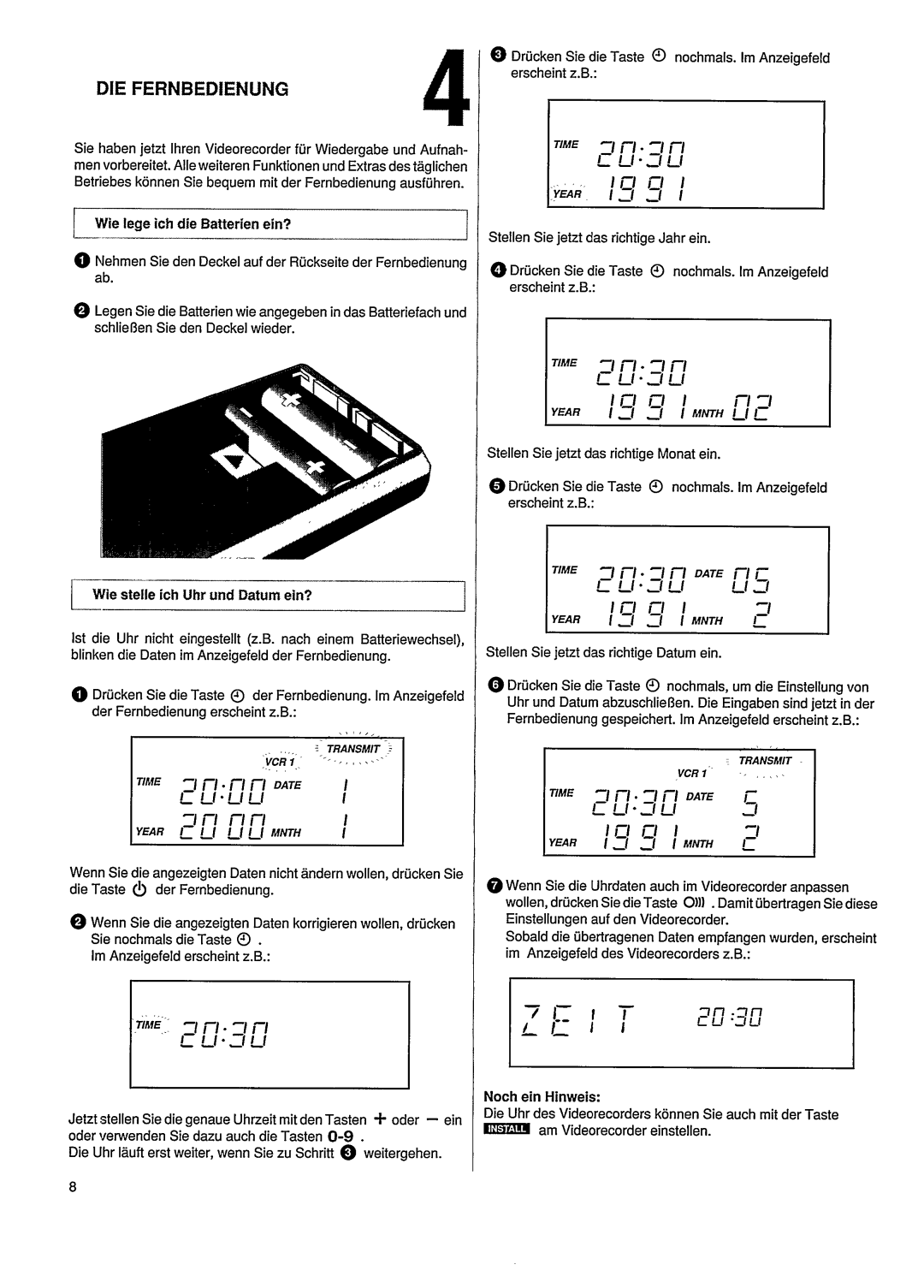 Philips VR502 manual 