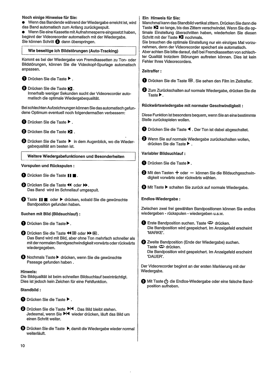 Philips VR502 manual 