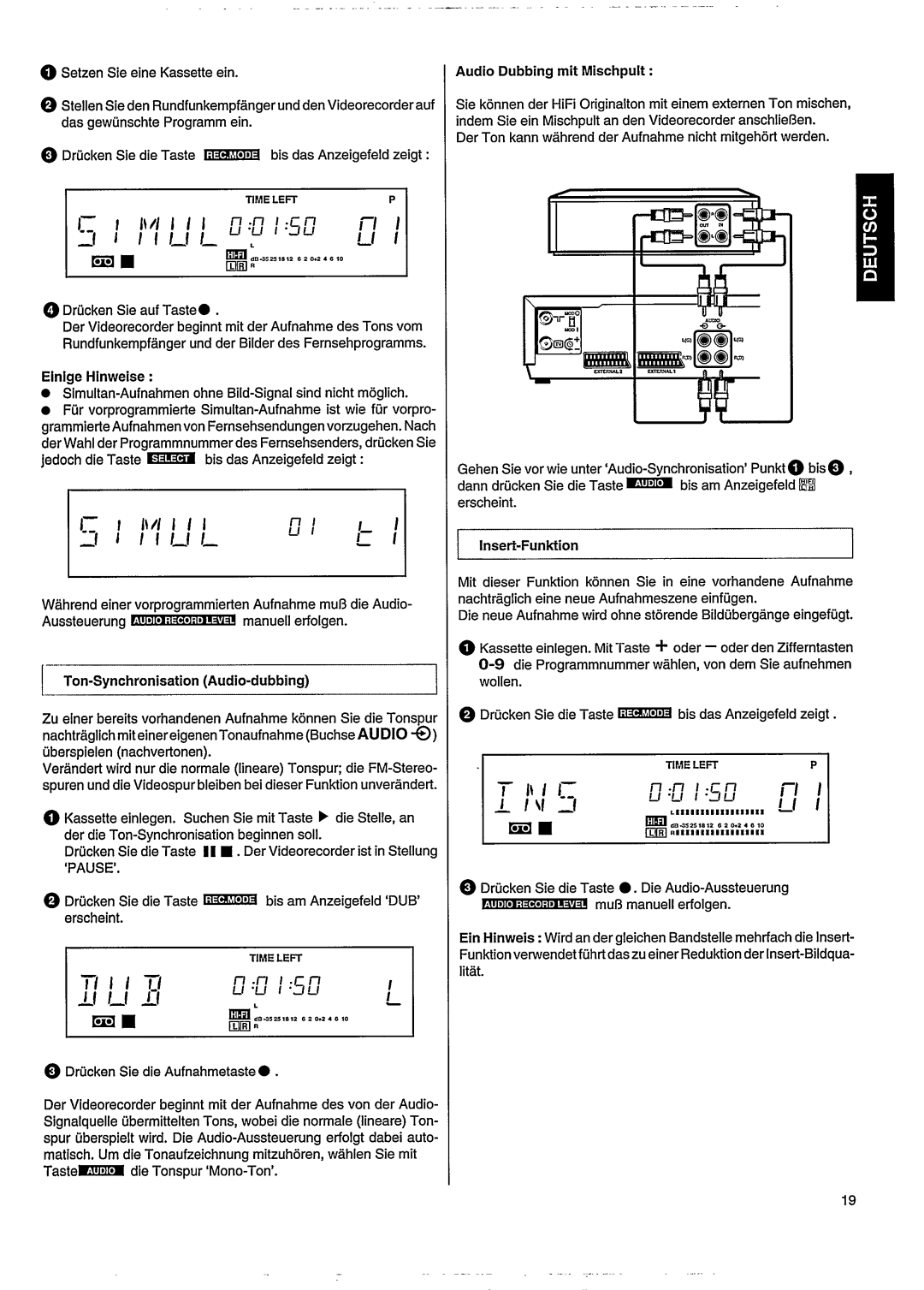 Philips VR502 manual 