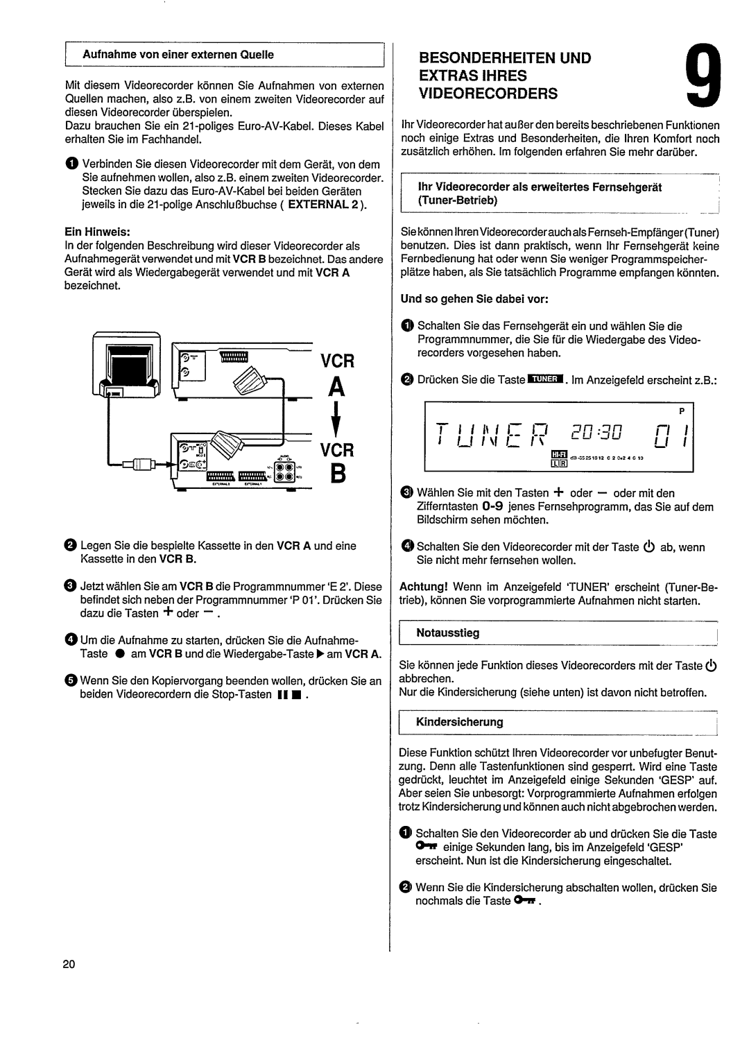 Philips VR502 manual 