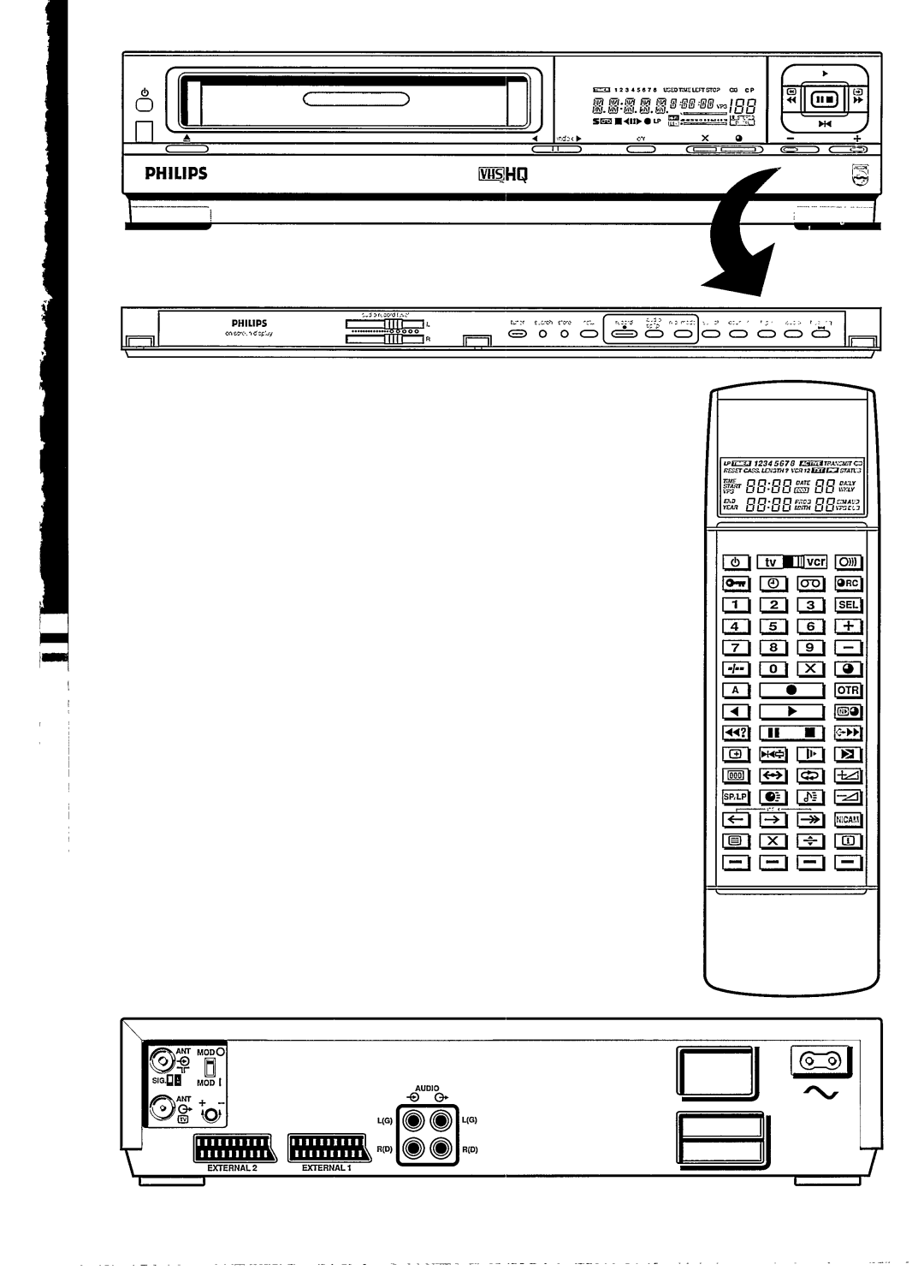 Philips VR502 manual 