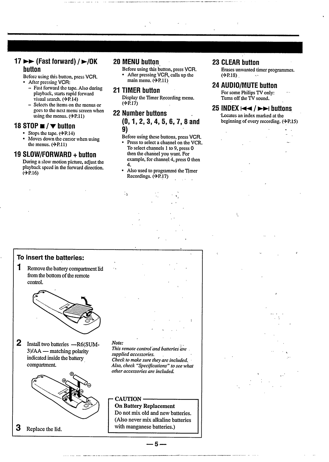 Philips vr555 manual 