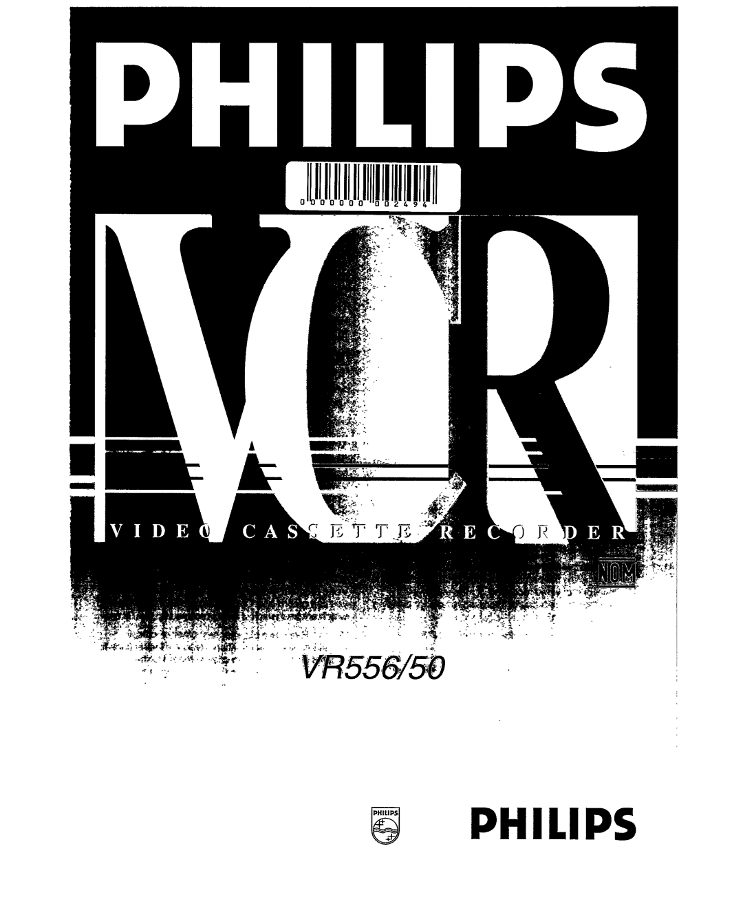 Philips VR556 manual 