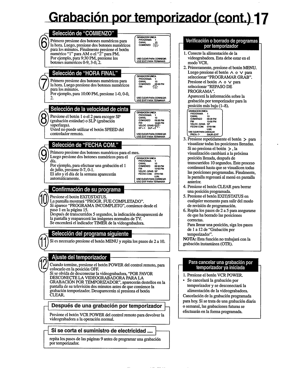 Philips VR556 manual 