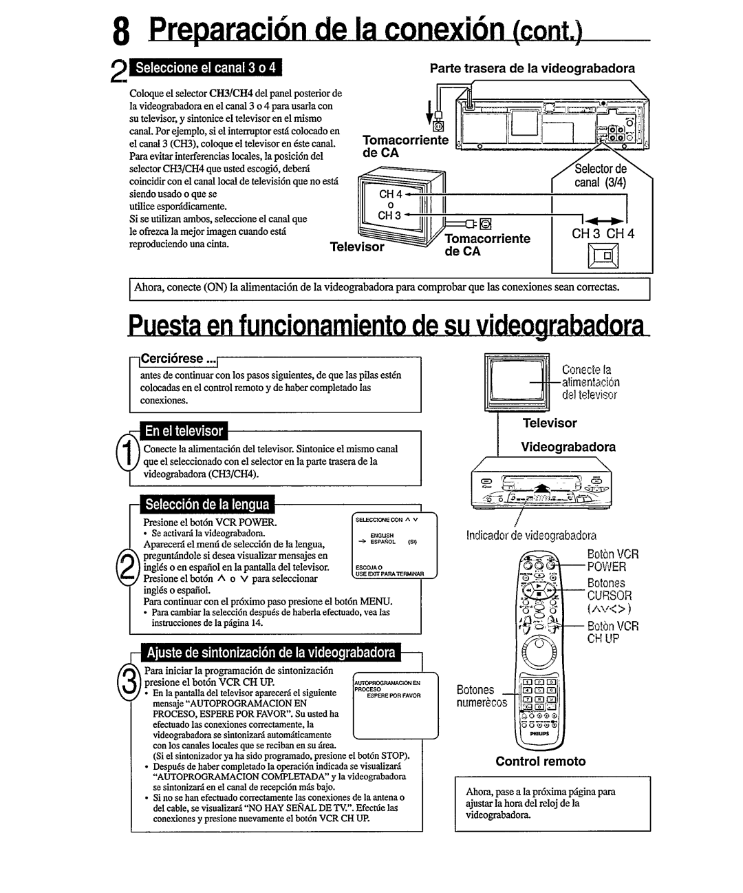 Philips VR556 manual 