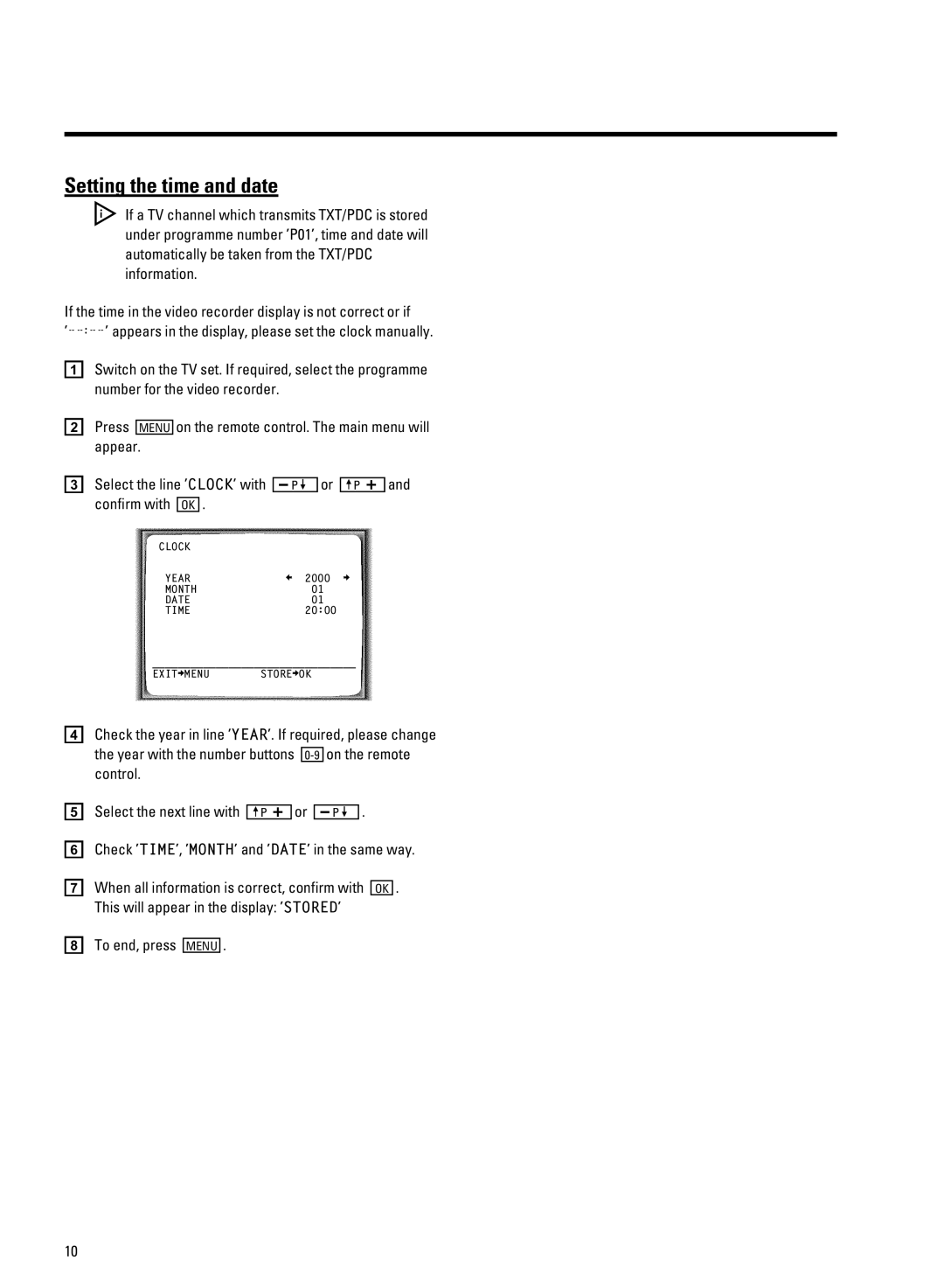 Philips VR605A/58 manual Hz v yv 