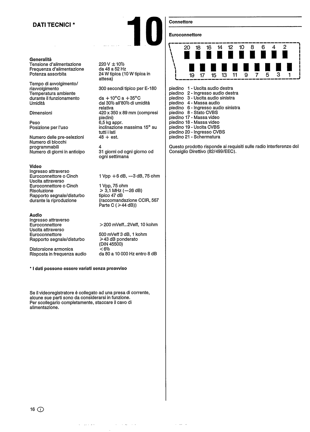 Philips VR6285, VR6180, VR6185 manual 