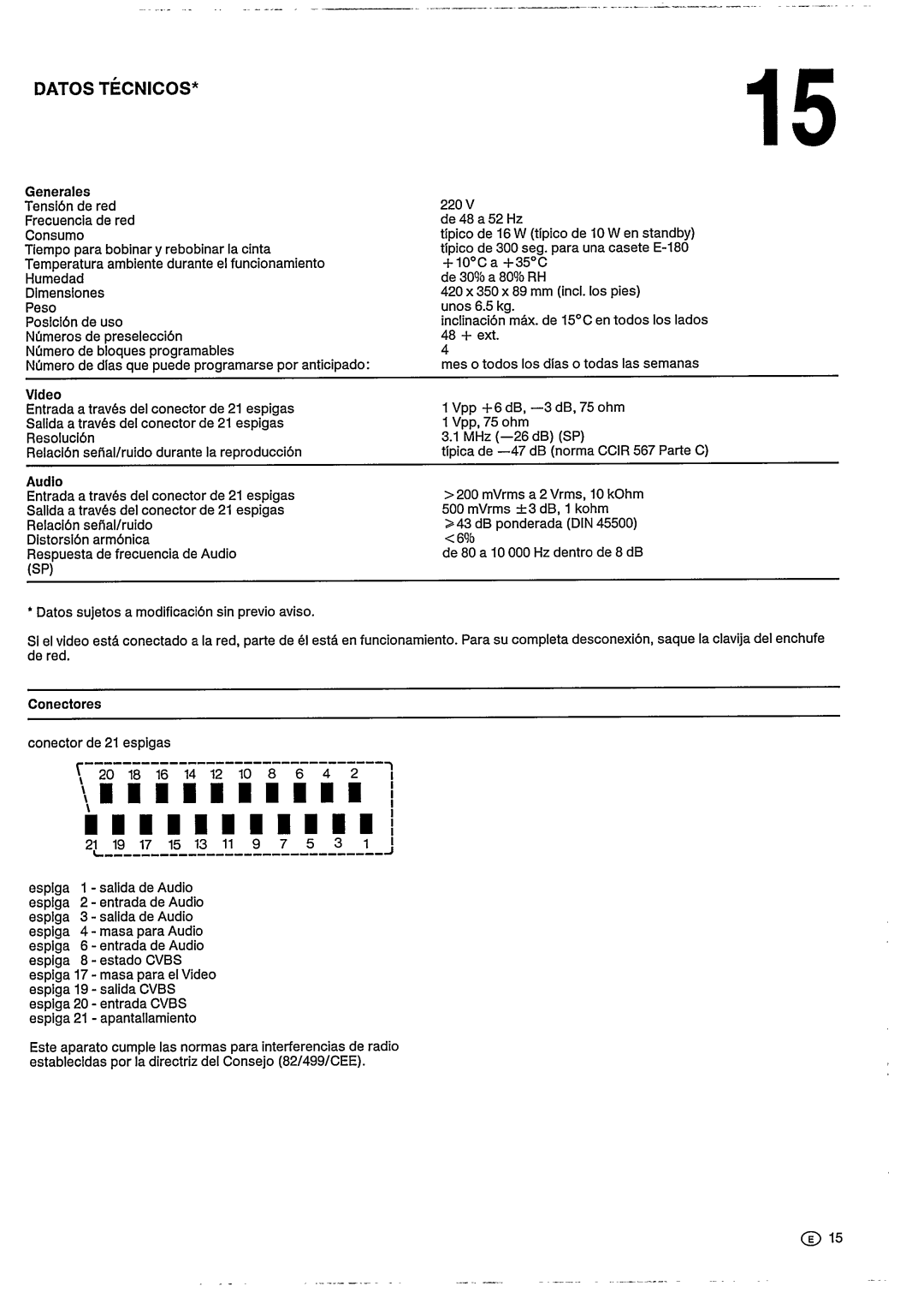 Philips VR6291 manual 