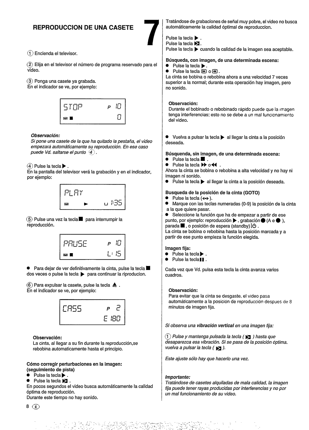 Philips VR6293 manual 