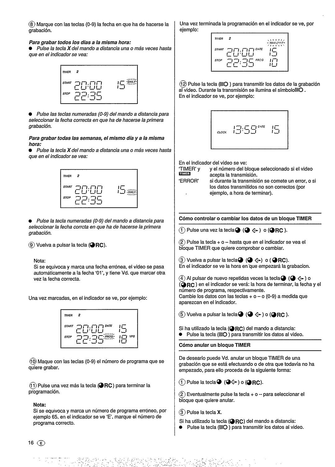 Philips VR6293 manual 