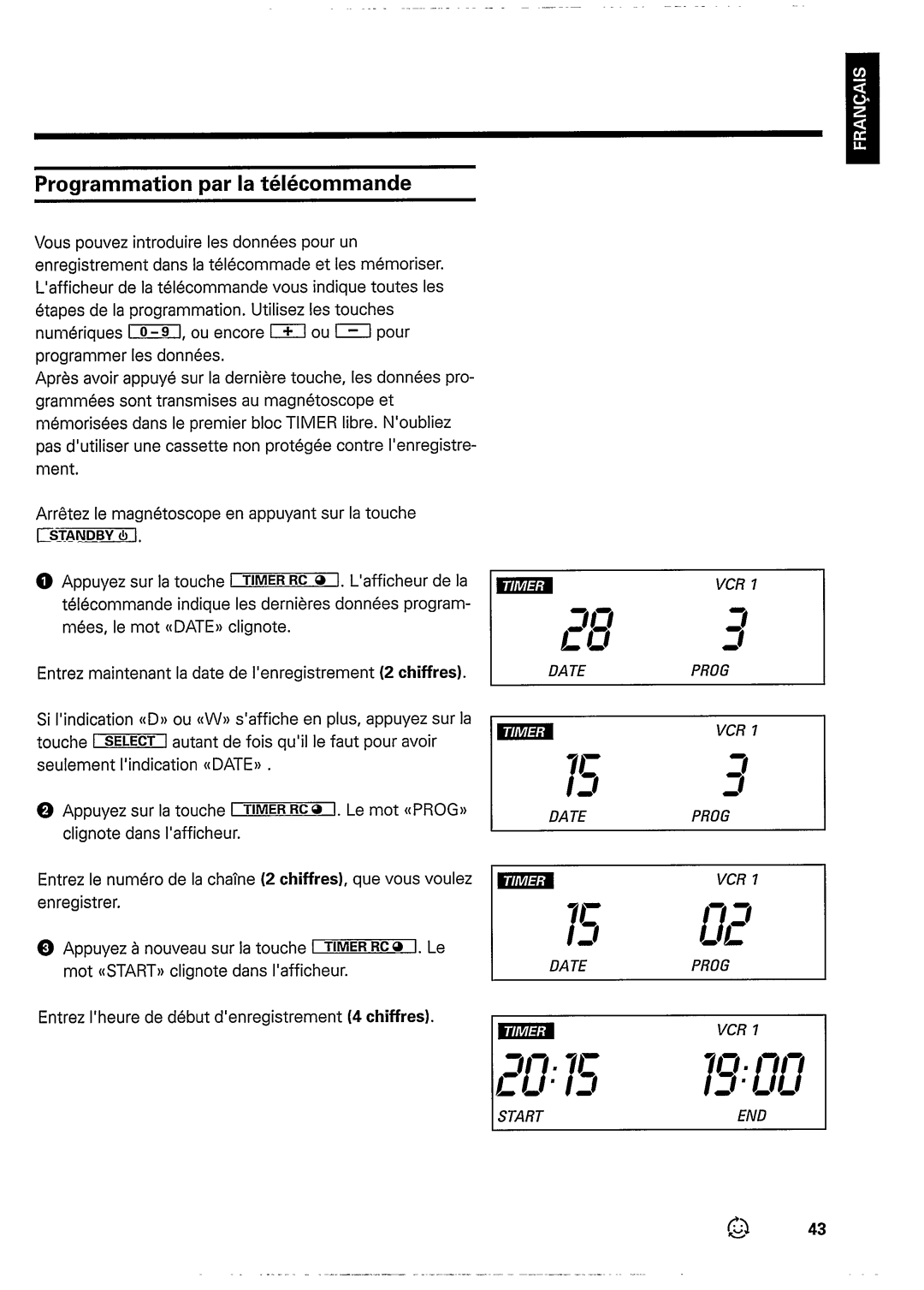 Philips VR637 manual 