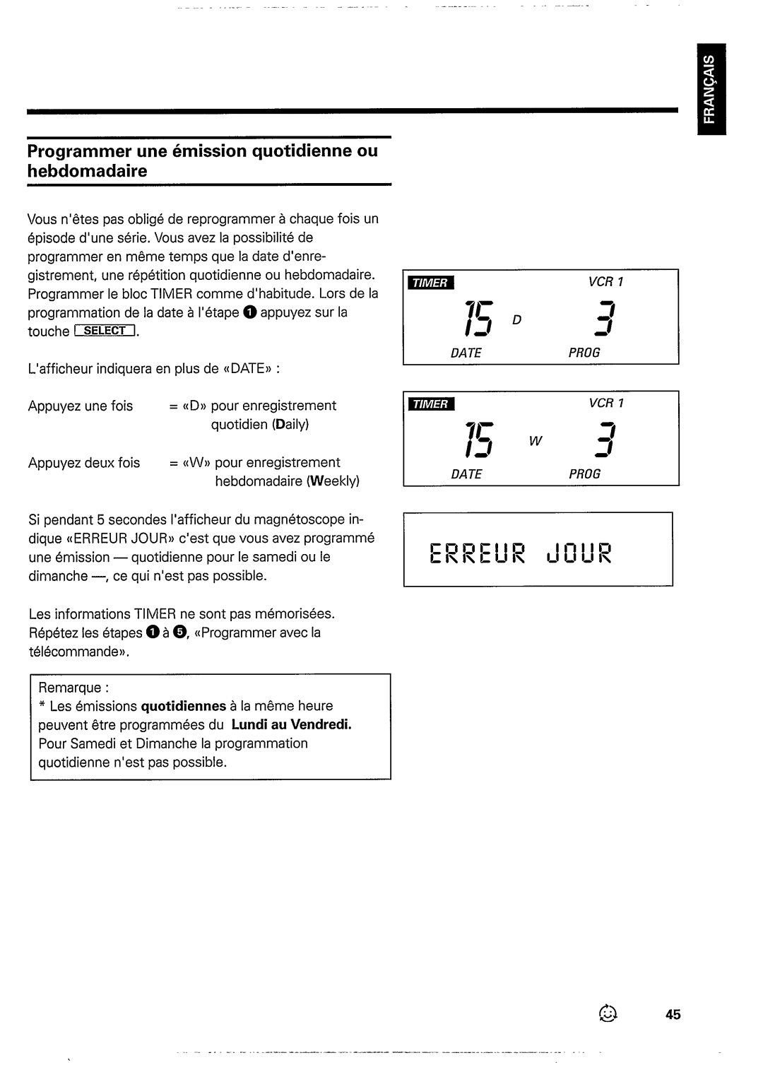 Philips VR637 manual 