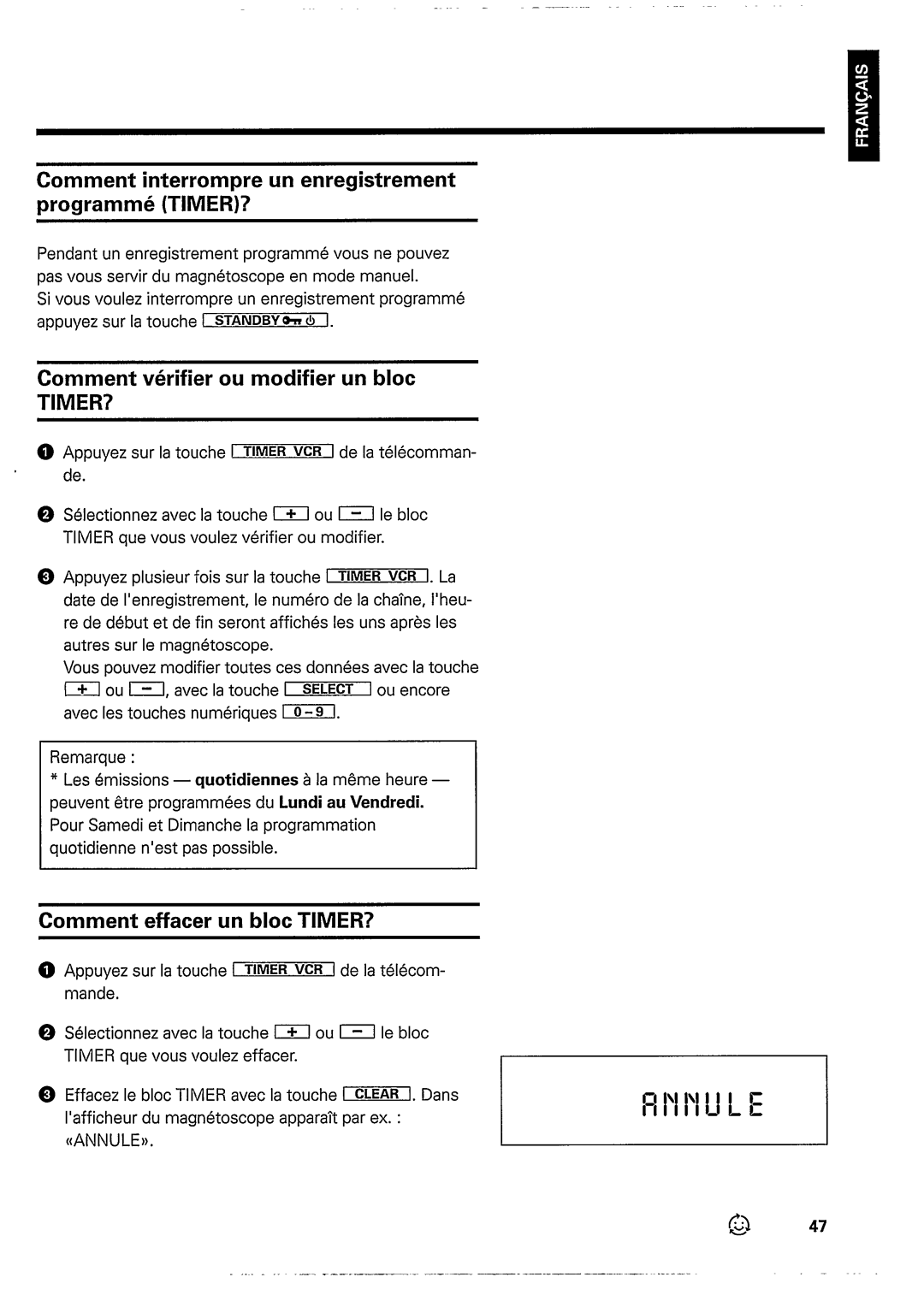 Philips VR637 manual 