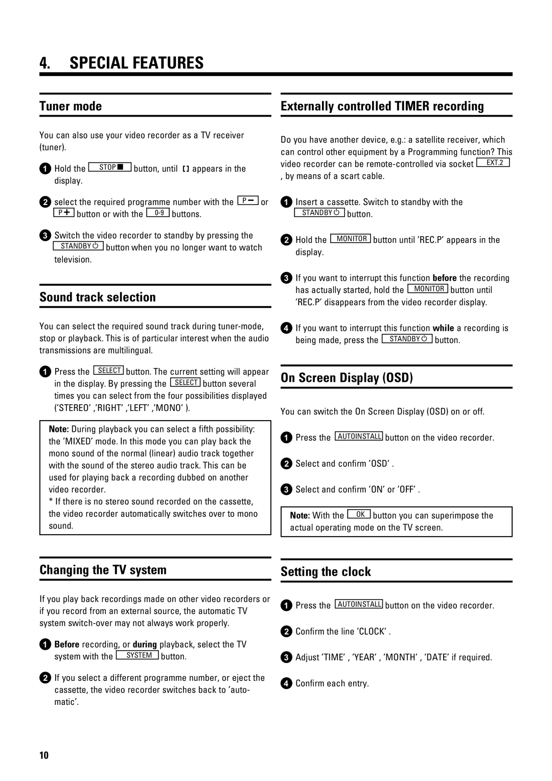 Philips VR675CG operating instructions B6 heTRXOa UTOijgTh, IXbTg, Dı hx S¨ 0dhS1, ˙vıˆ¨ıˆ ik, Hz x˝ 