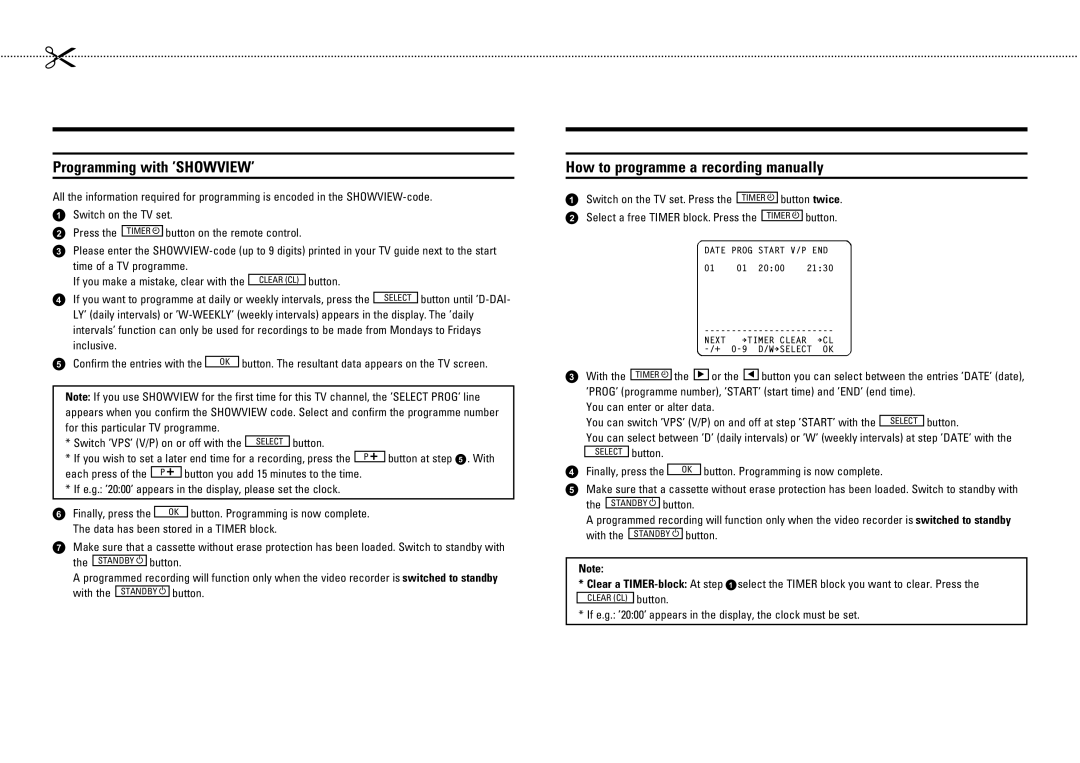 Philips VR675CG operating instructions HWdlkXTl ˇvı 