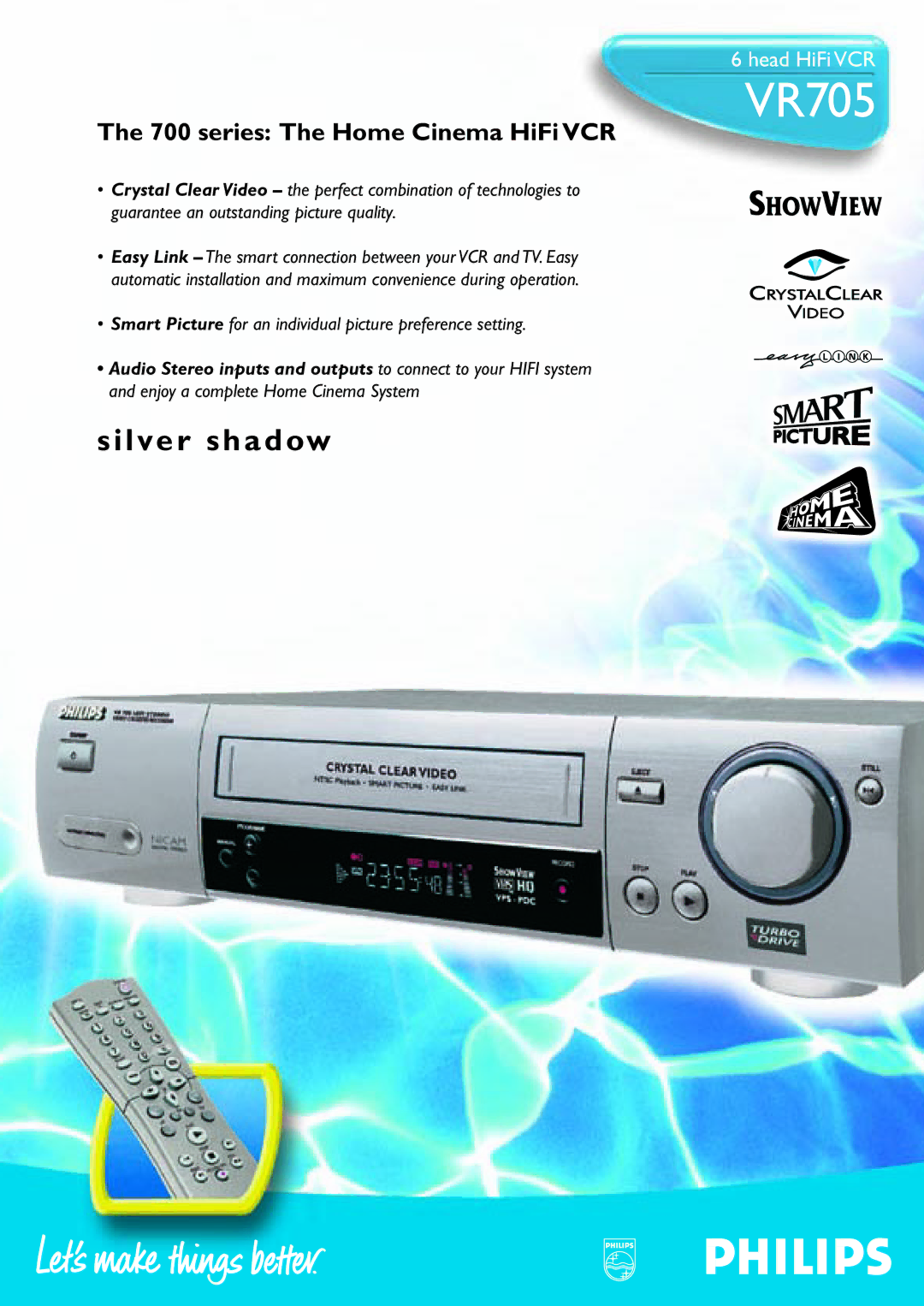 Philips VR705 manual 