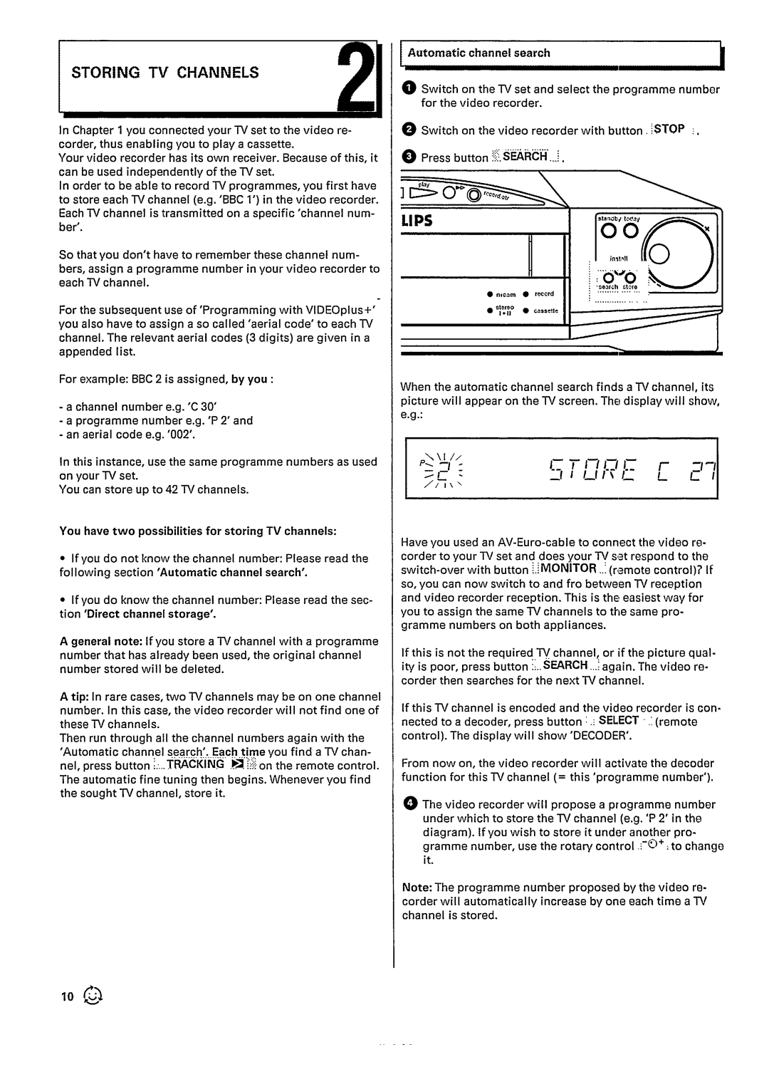 Philips VR727 manual 