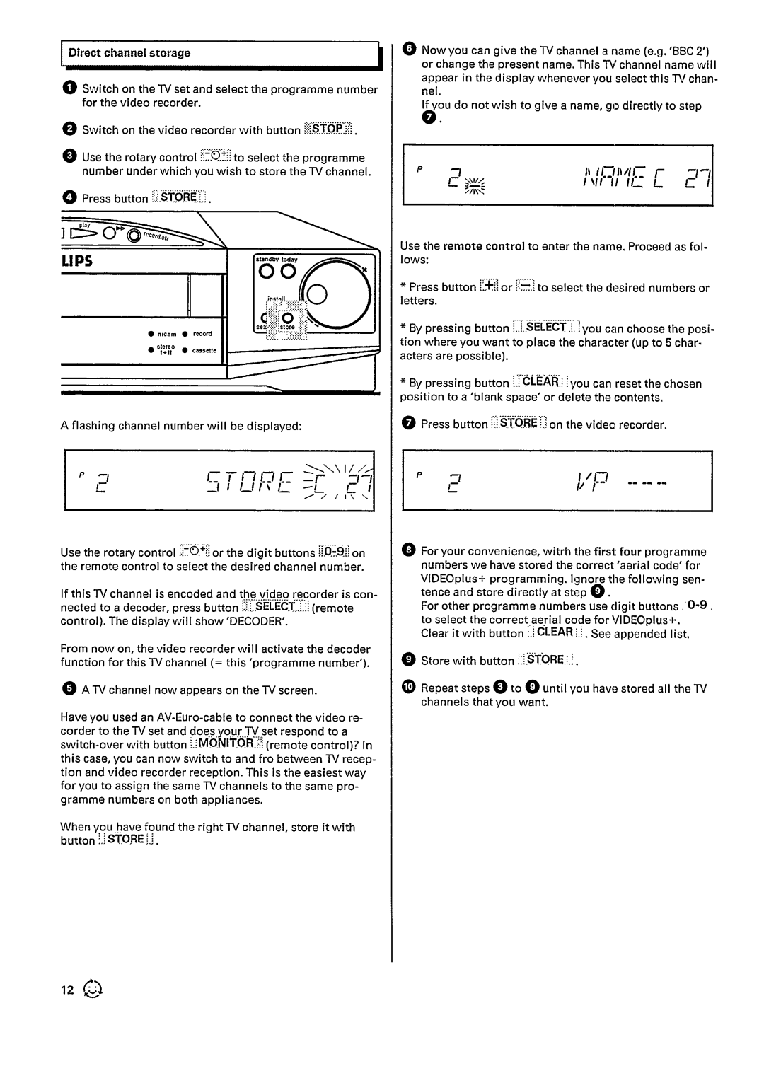 Philips VR727 manual 
