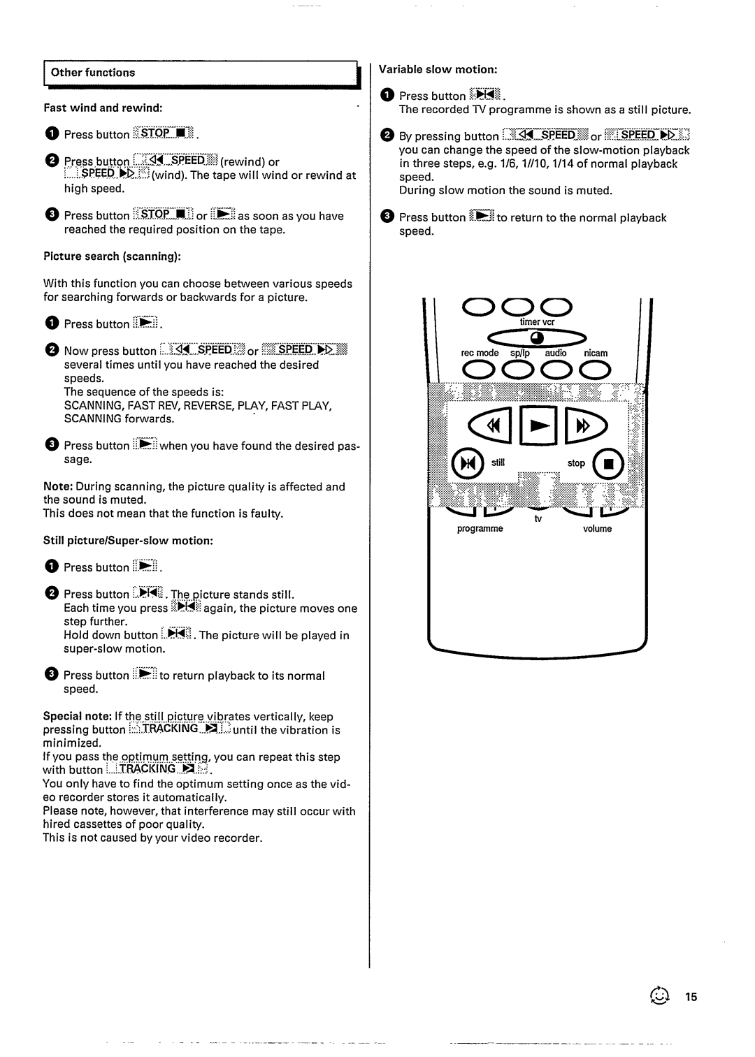 Philips VR727 manual 