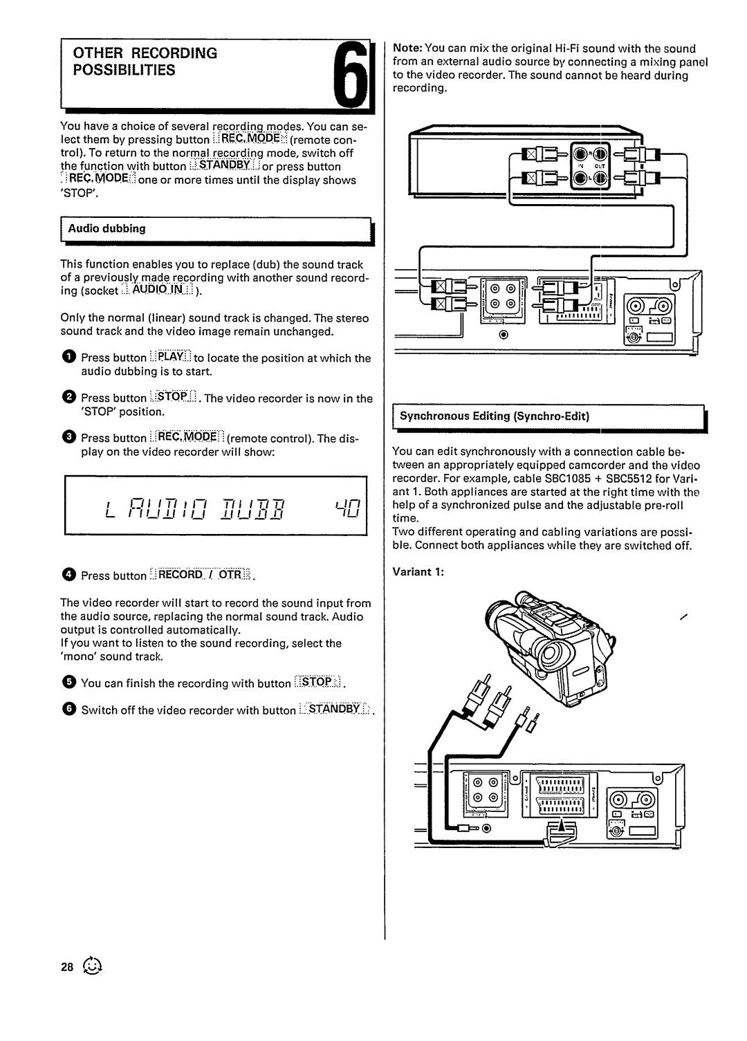 Philips VR727 manual 